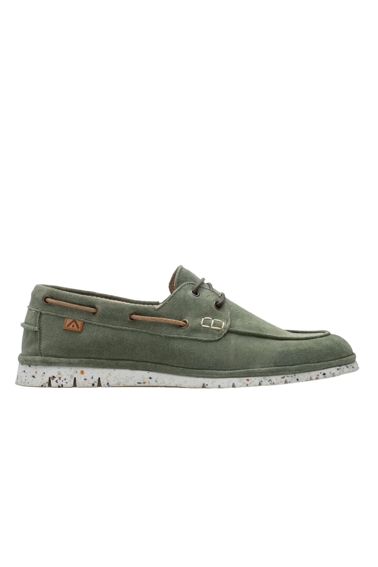 Amber Slip On Suede Shoes - Green