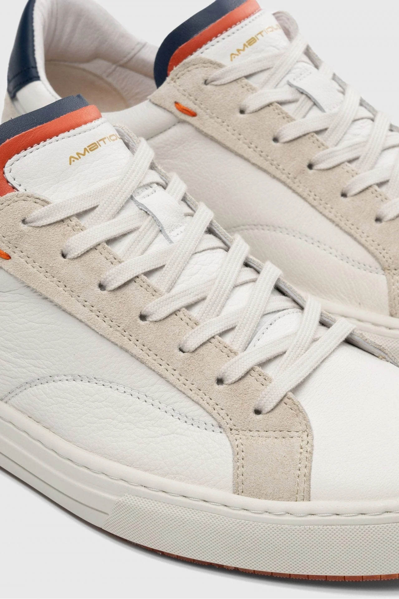 Anopolis Lace Up Sneakers - White/Navy - Image 4
