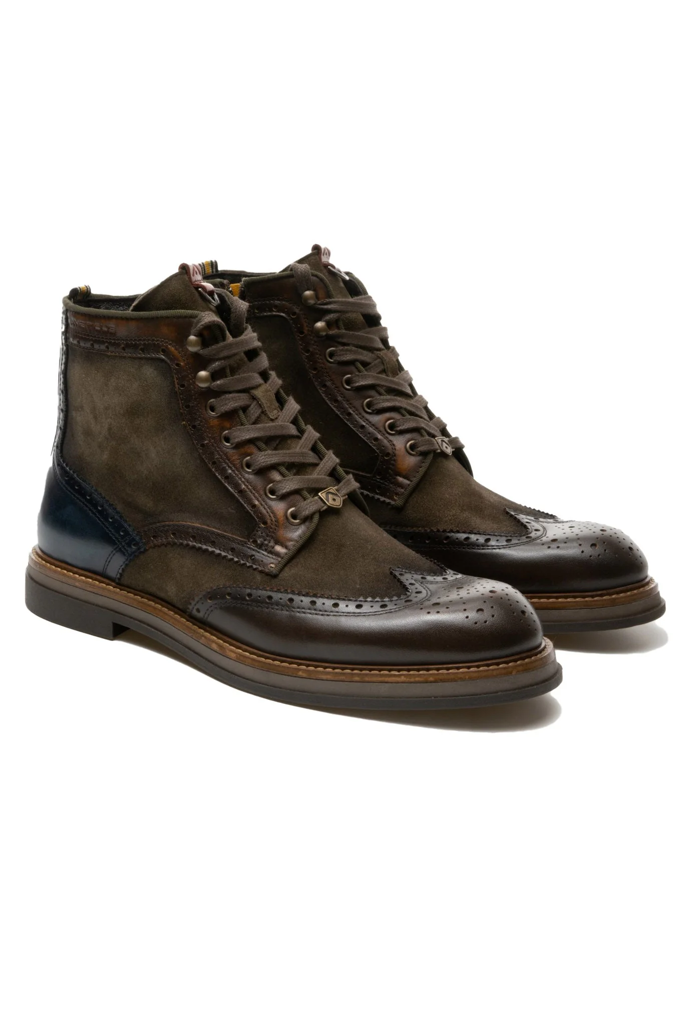 BTR Brogue Boots - Brown - Image 2