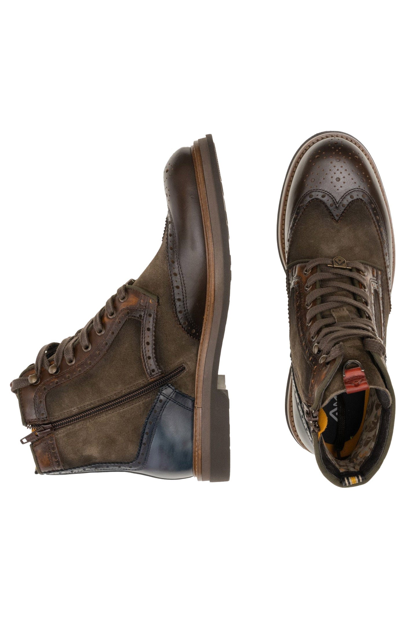BTR Brogue Boots - Brown - Image 3
