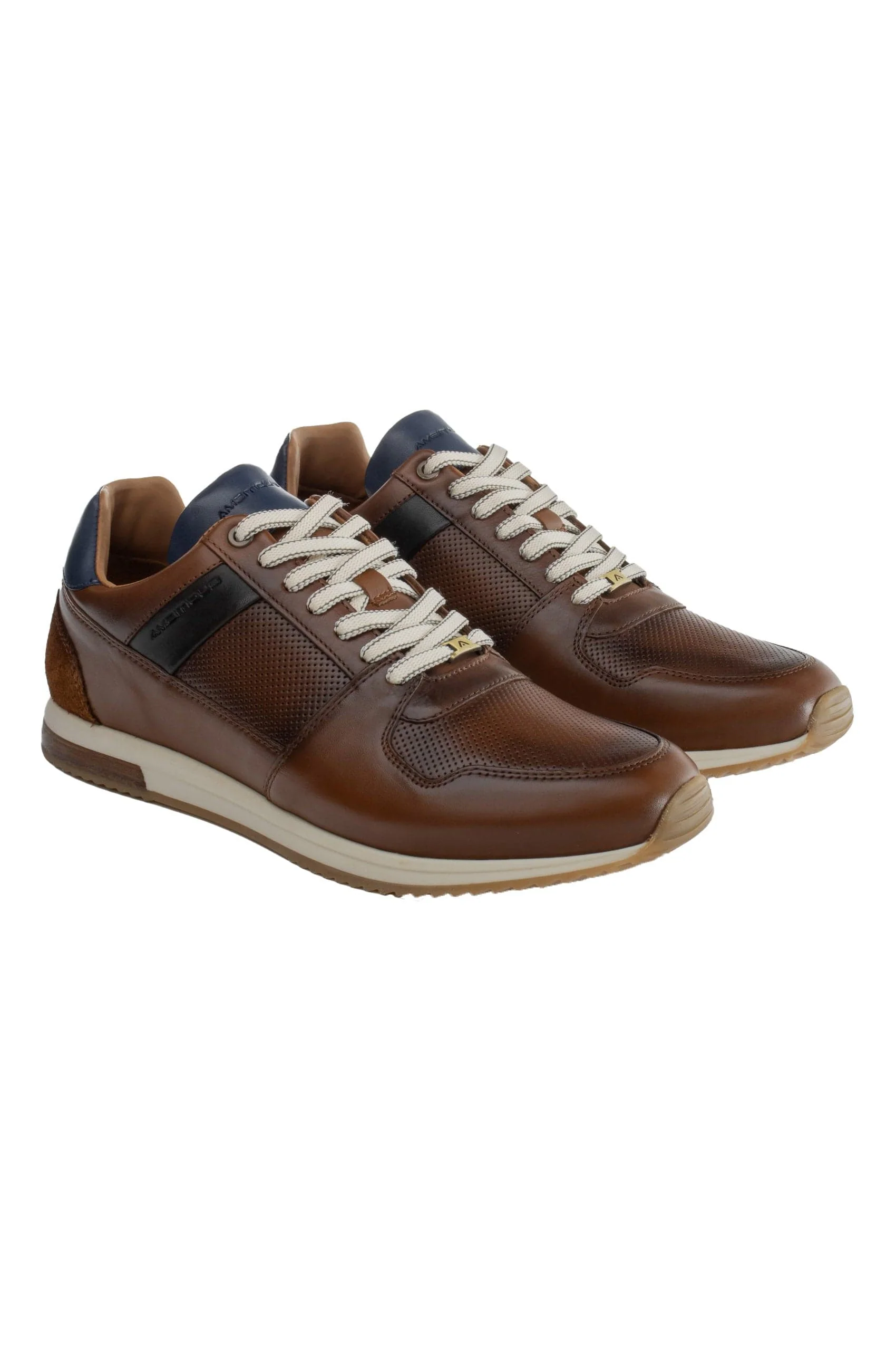 Slow Leather Trainers - Cognac - Image 2