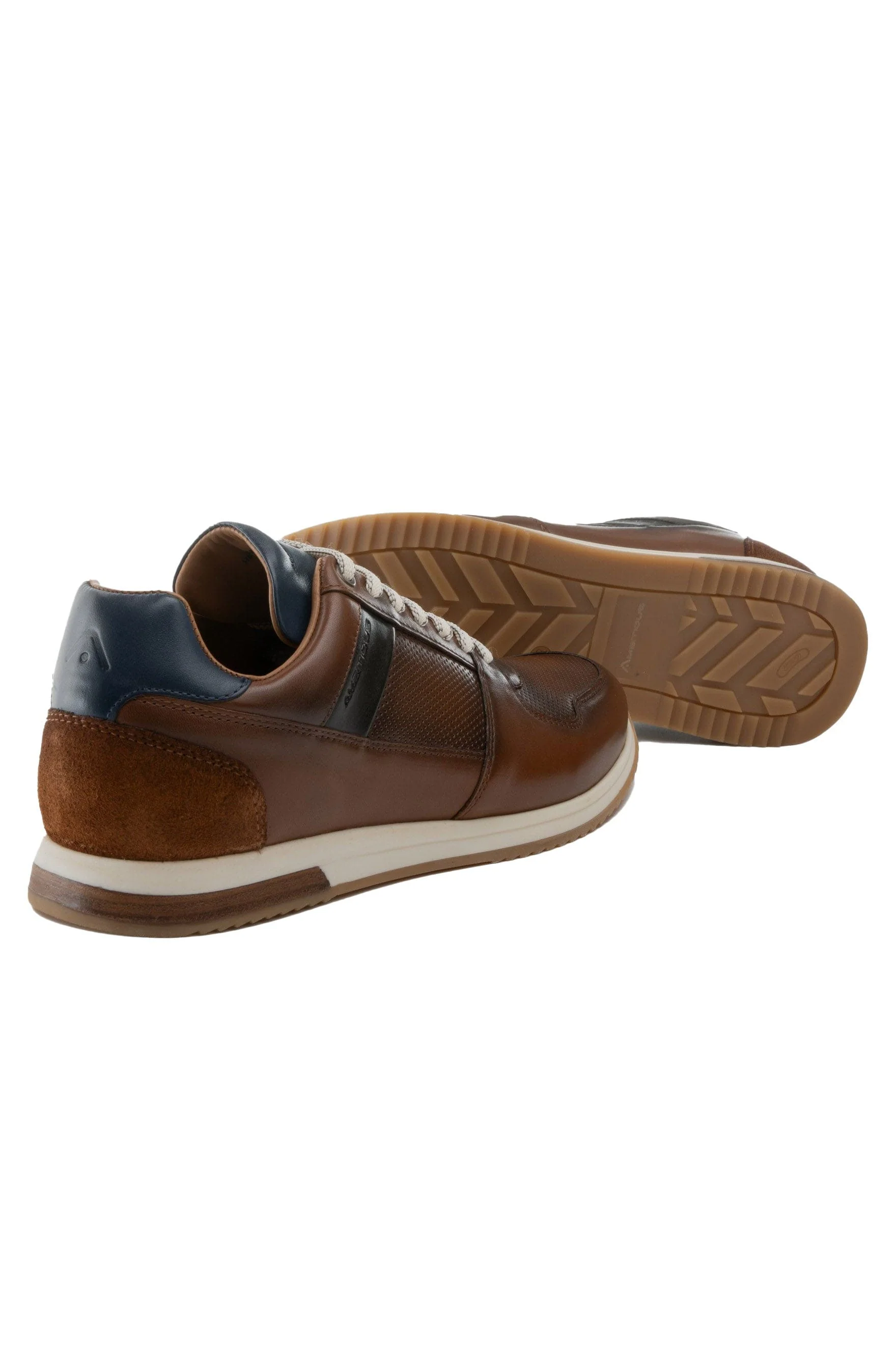 Slow Leather Trainers - Cognac - Image 4