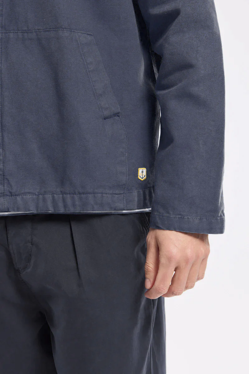 Fisherman Cotton Canvas Jacket - Marine Deep - Image 5
