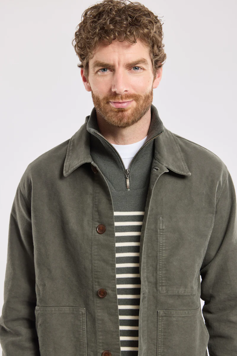 Fisherman Cotton Moleskin Jacket - Chimera - Image 5