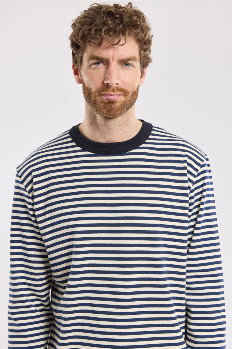Heritage Striped Top - Marine Deep/Milk - Image 3