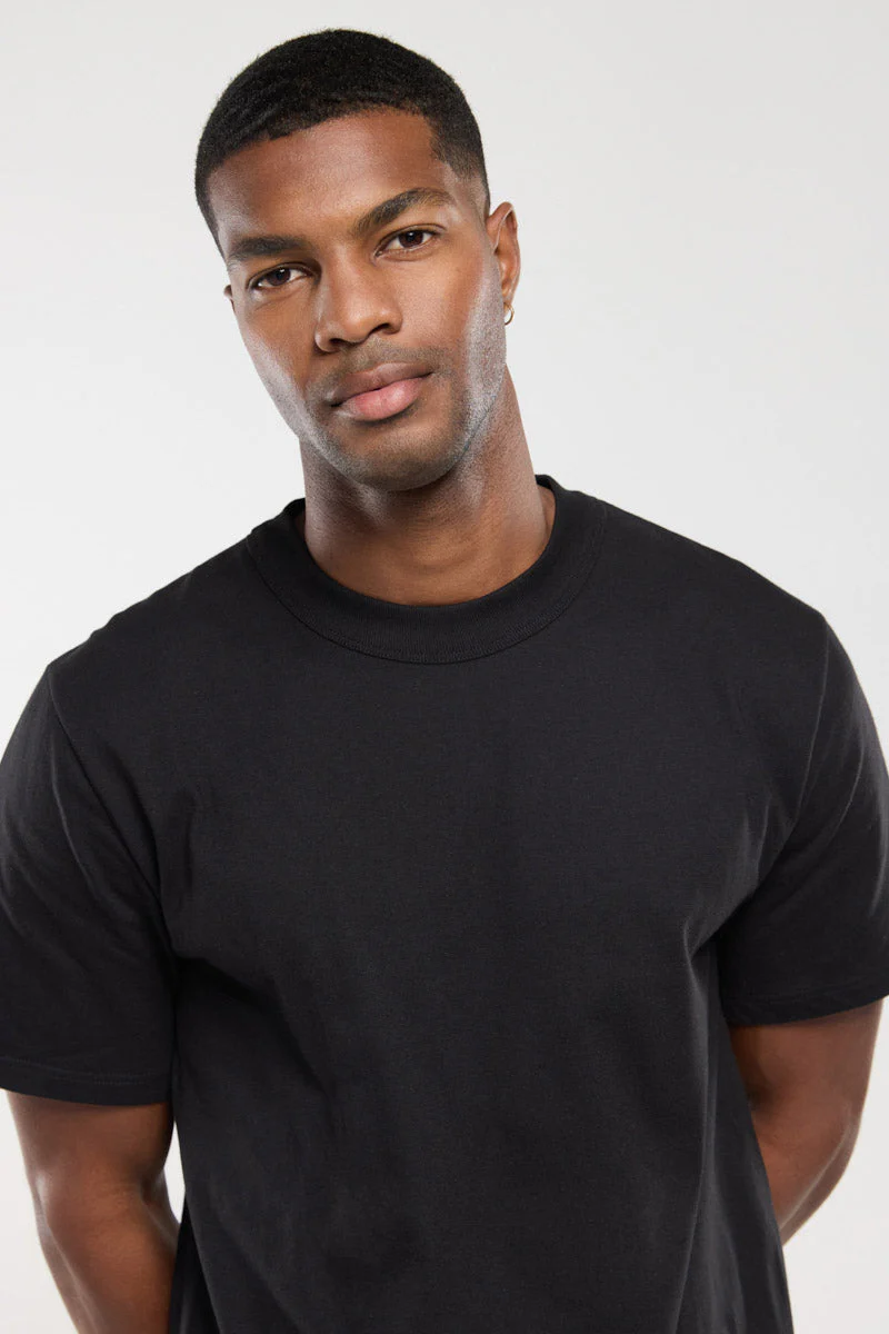 Organic Heritage T-Shirt - Black - Image 4