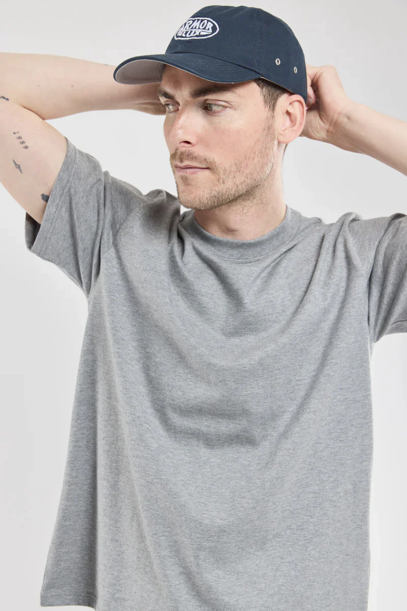 Organic Heritage T-Shirt - Misty Grey - Image 3