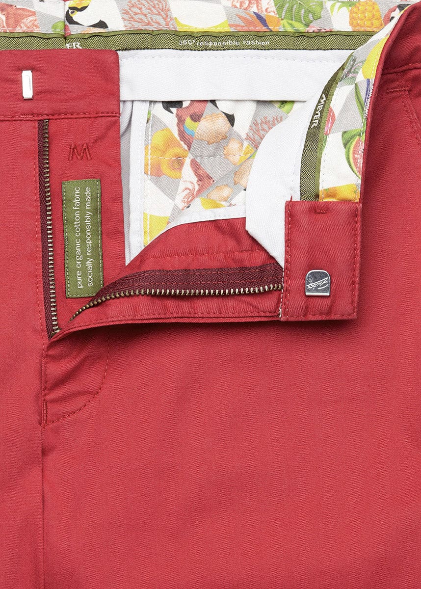 B-Palma Cotton Stretch Shorts - Washed Red - Image 3