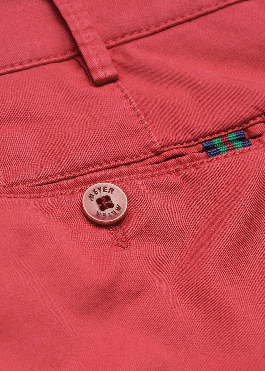 B-Palma Cotton Stretch Shorts - Washed Red - Image 5