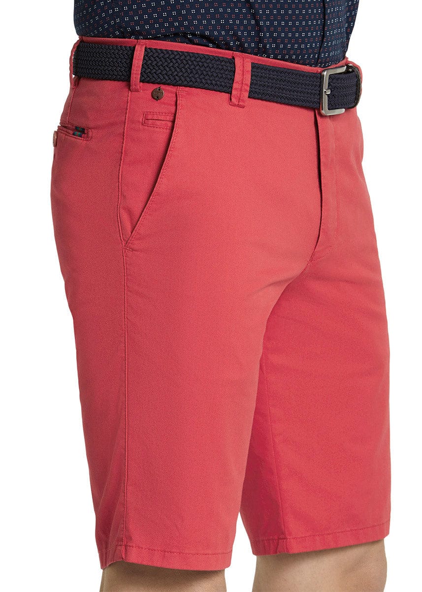 B-Palma Cotton Stretch Shorts - Washed Red - Image 6