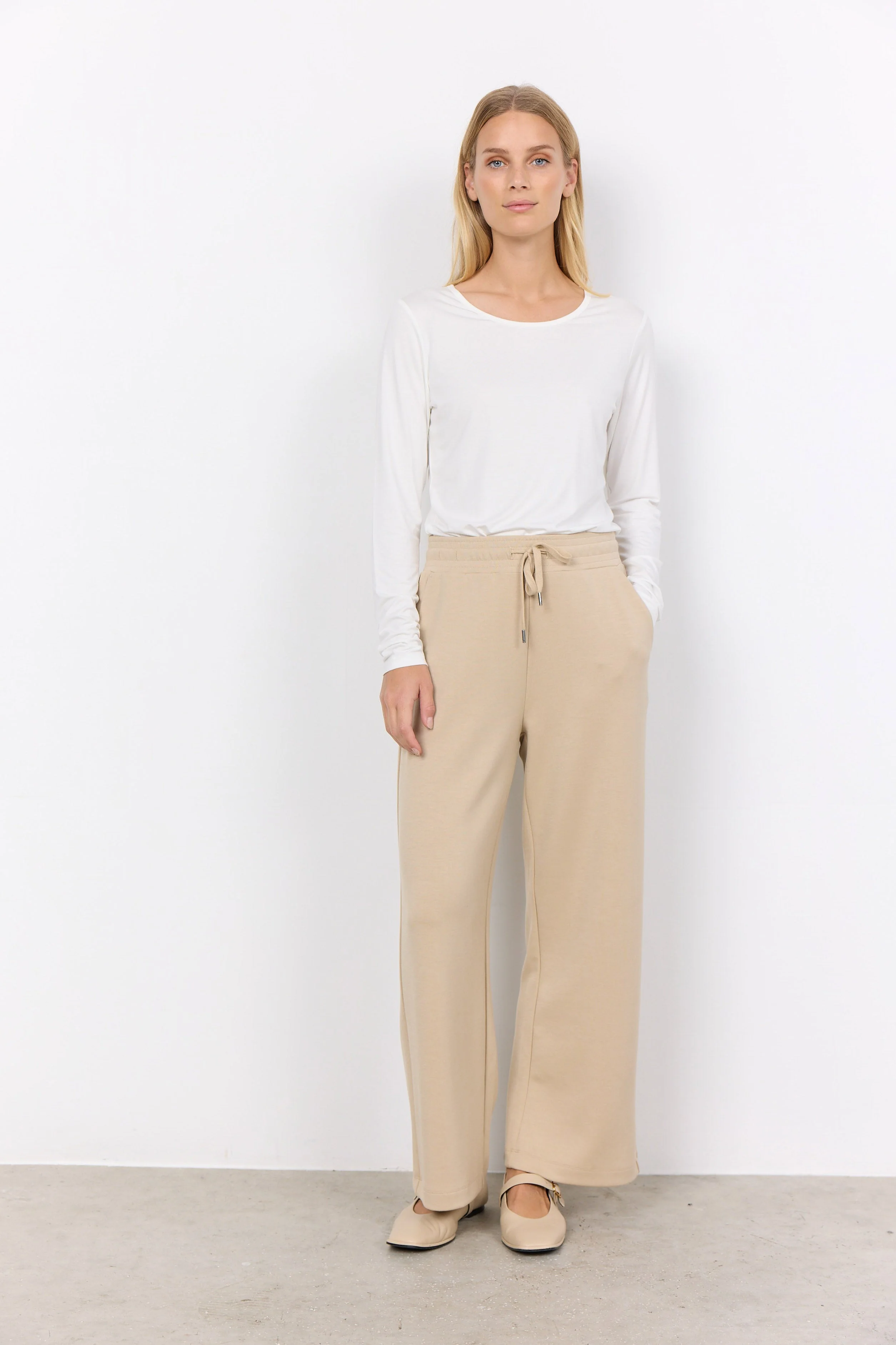 Banu Lounge Trousers - Sand - Image 3