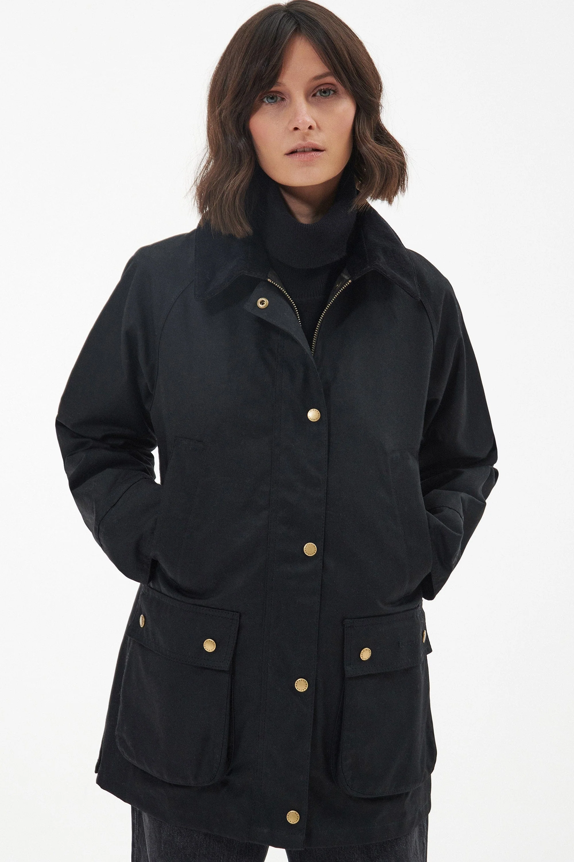 Acorn Wax Jacket - Black/Classic - Image 2