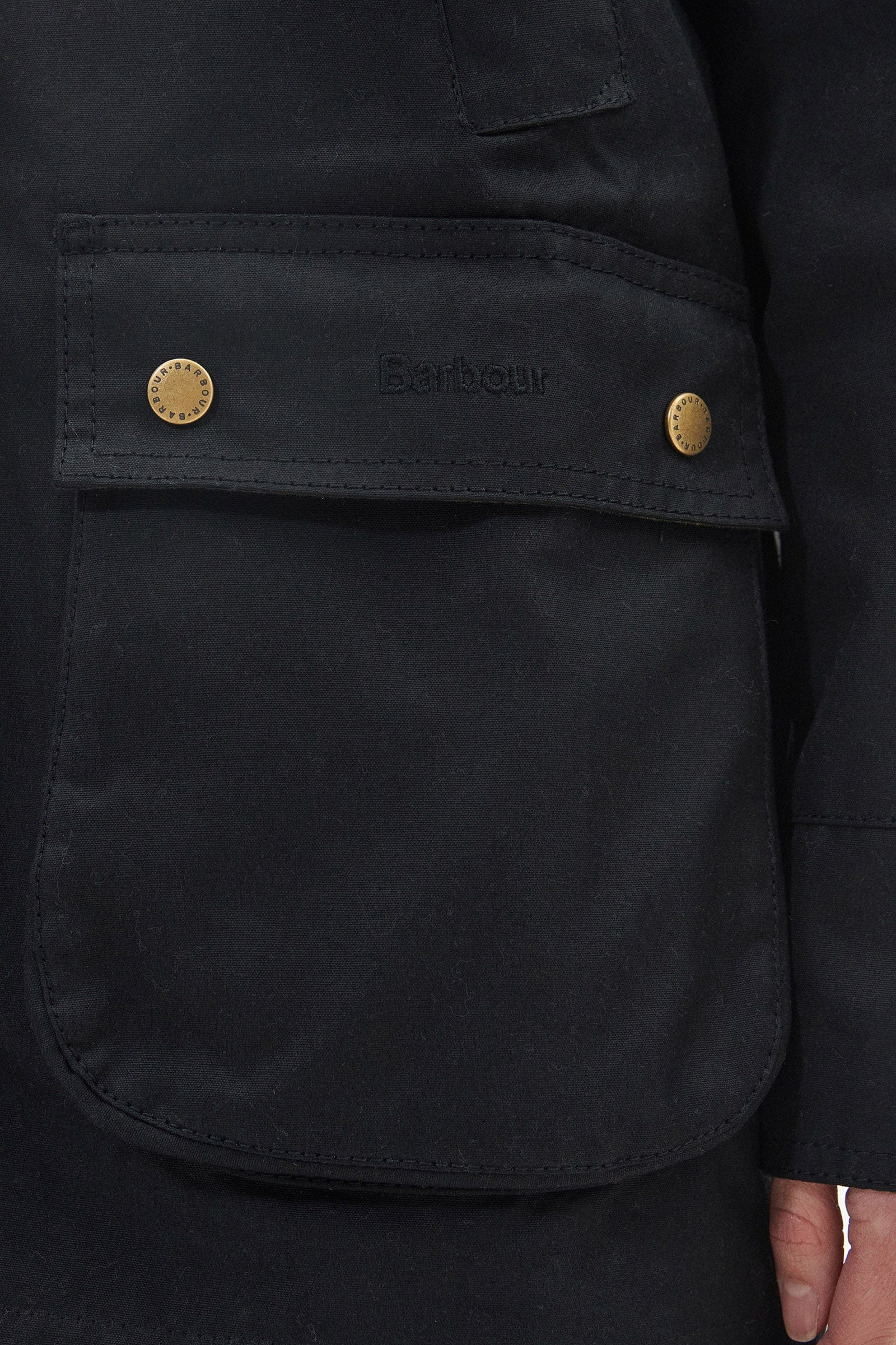 Acorn Wax Jacket - Black/Classic - Image 5
