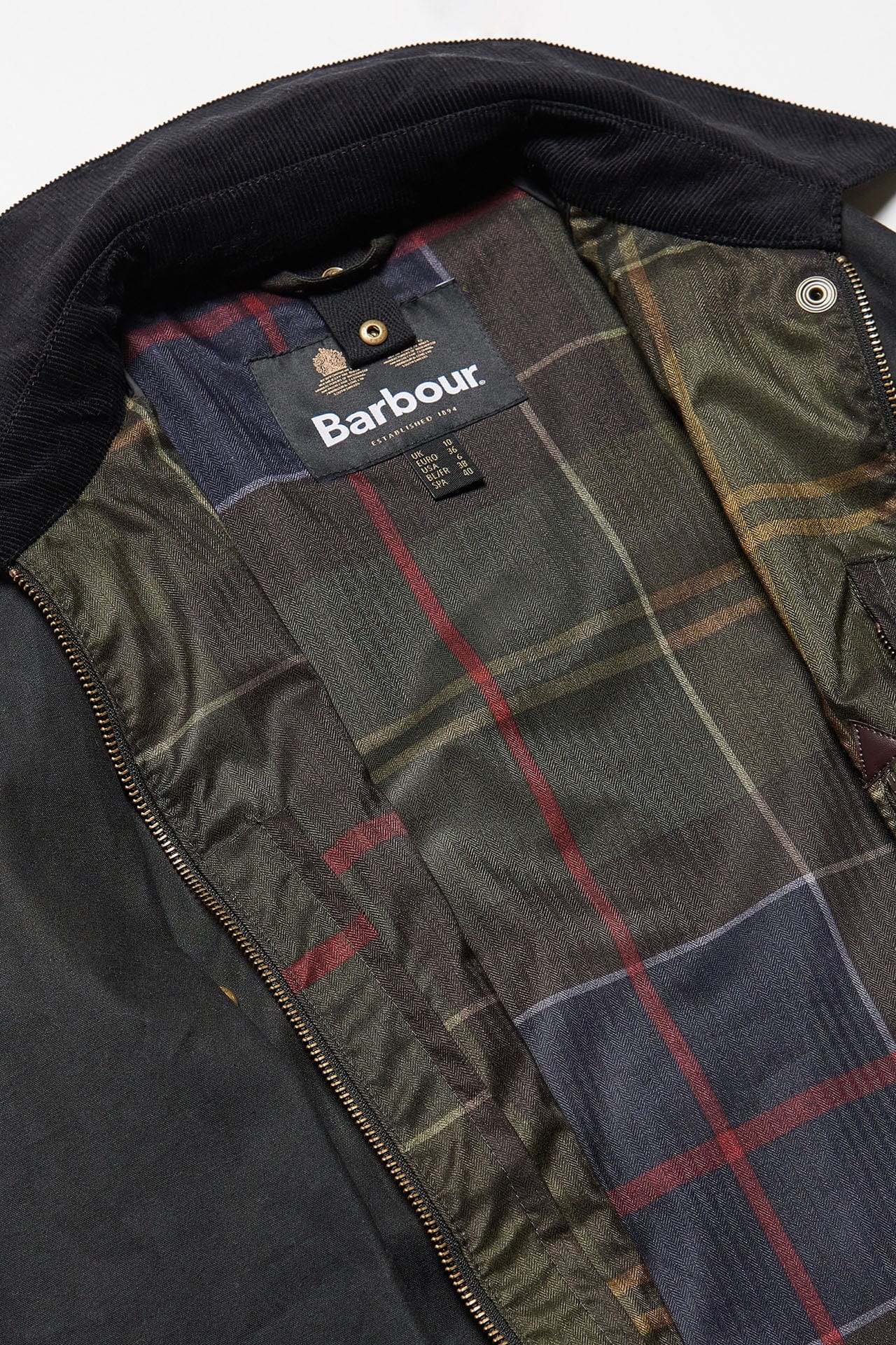 Acorn Wax Jacket - Black/Classic - Image 7