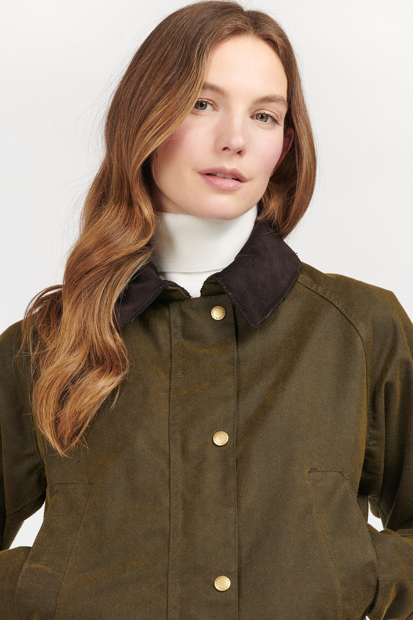 Acorn Wax Jacket - Olive - Image 4