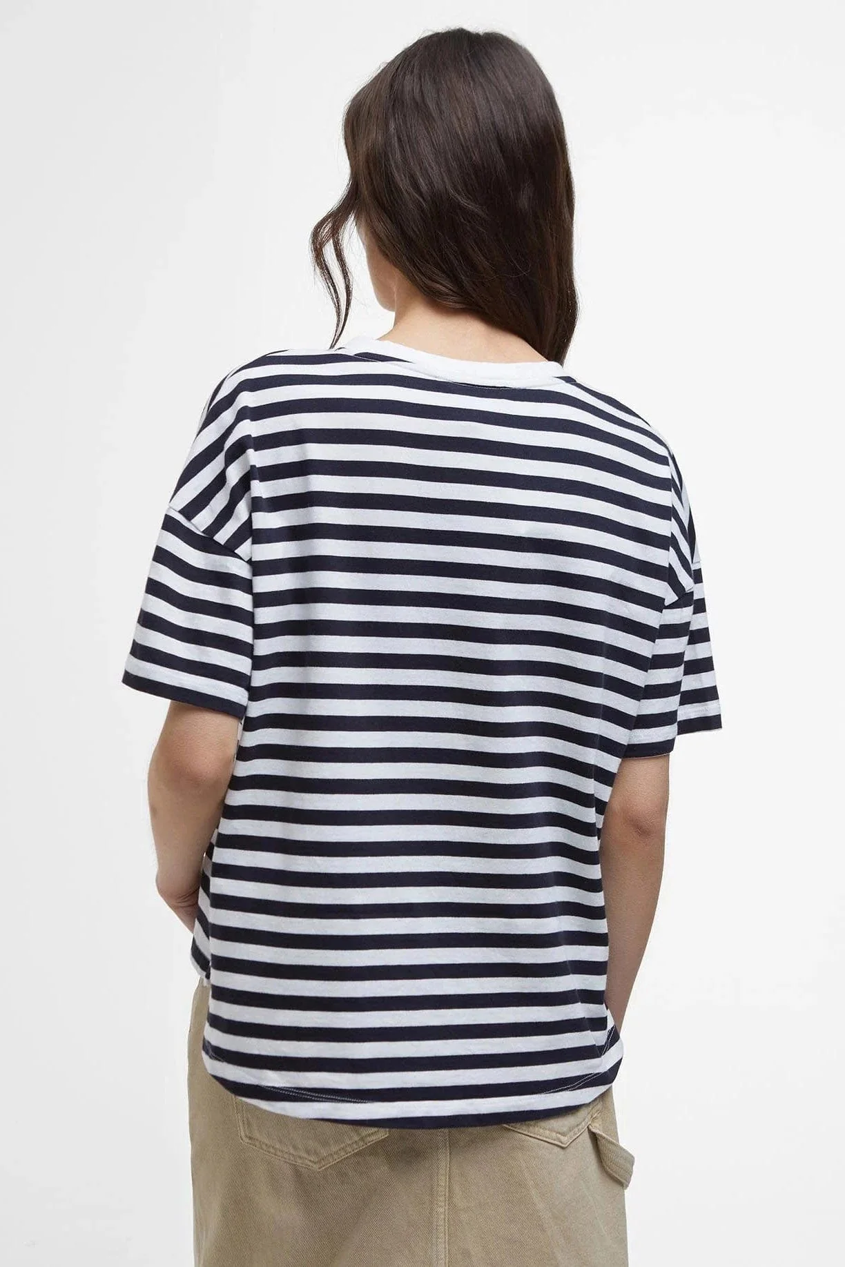 Adria T-Shirt - Navy Stripe - Image 3