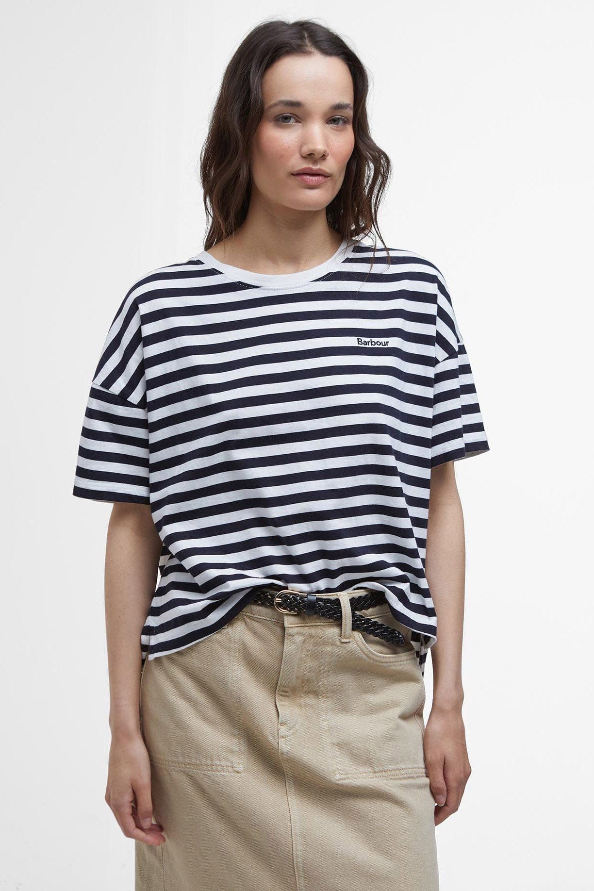 Adria T-Shirt - Navy Stripe - Image 4