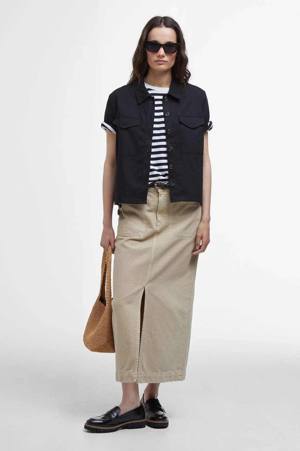 Adria T-Shirt - Navy Stripe - Image 5