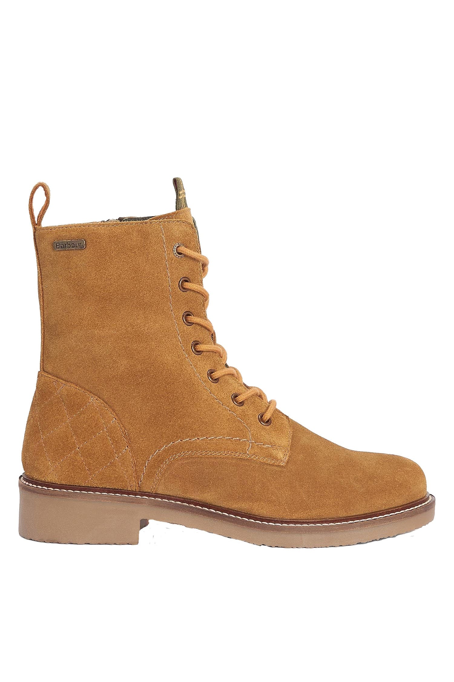 Alexandria Suede Leather Boots - Camel