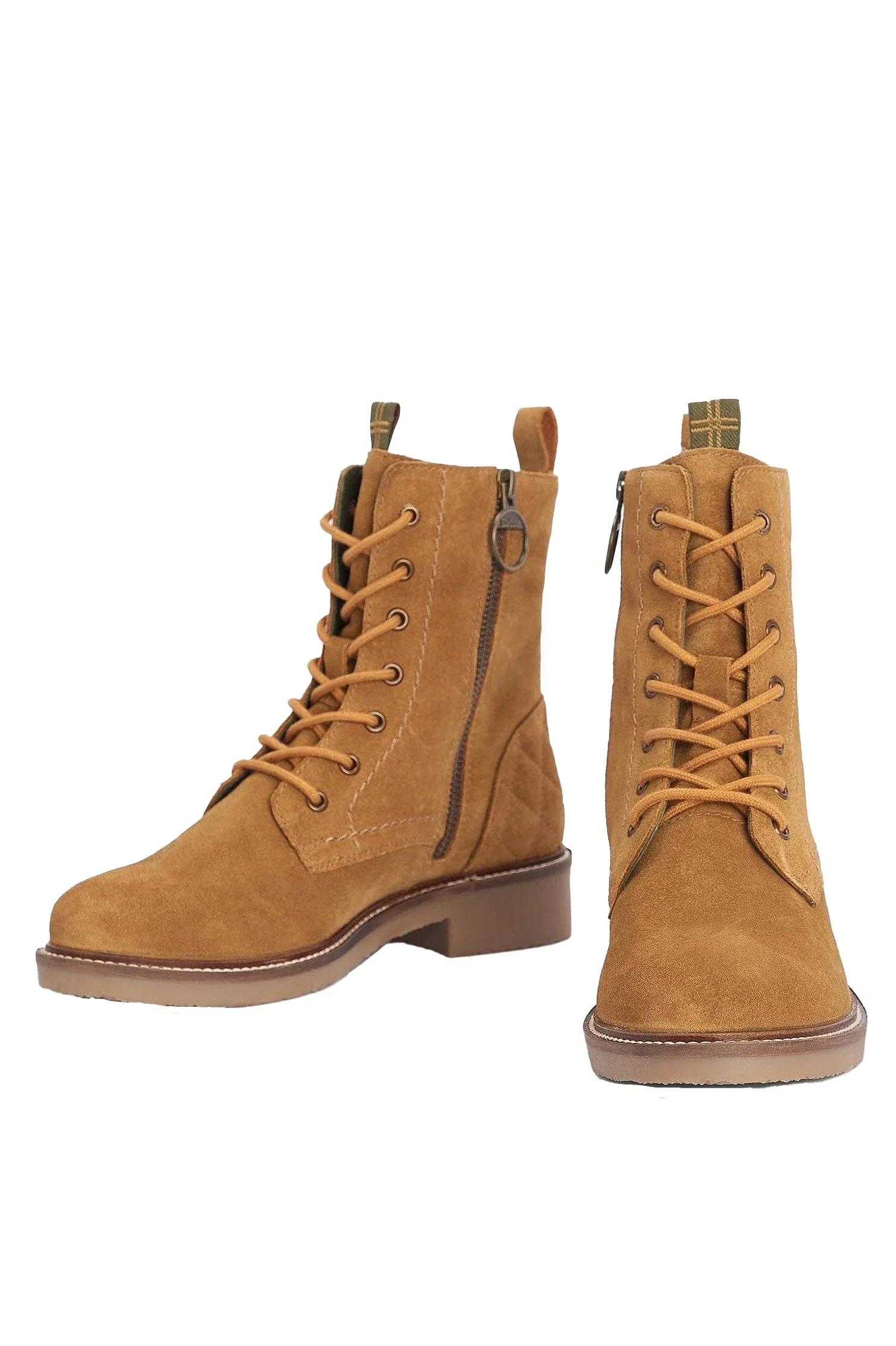 Alexandria Suede Leather Boots - Camel - Image 3