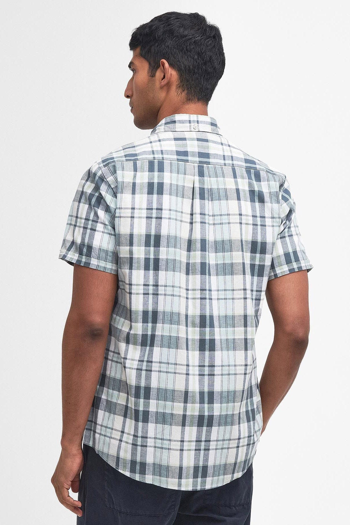 Alford Tailored Short Sleeve Shirt - Classic White - Image 3