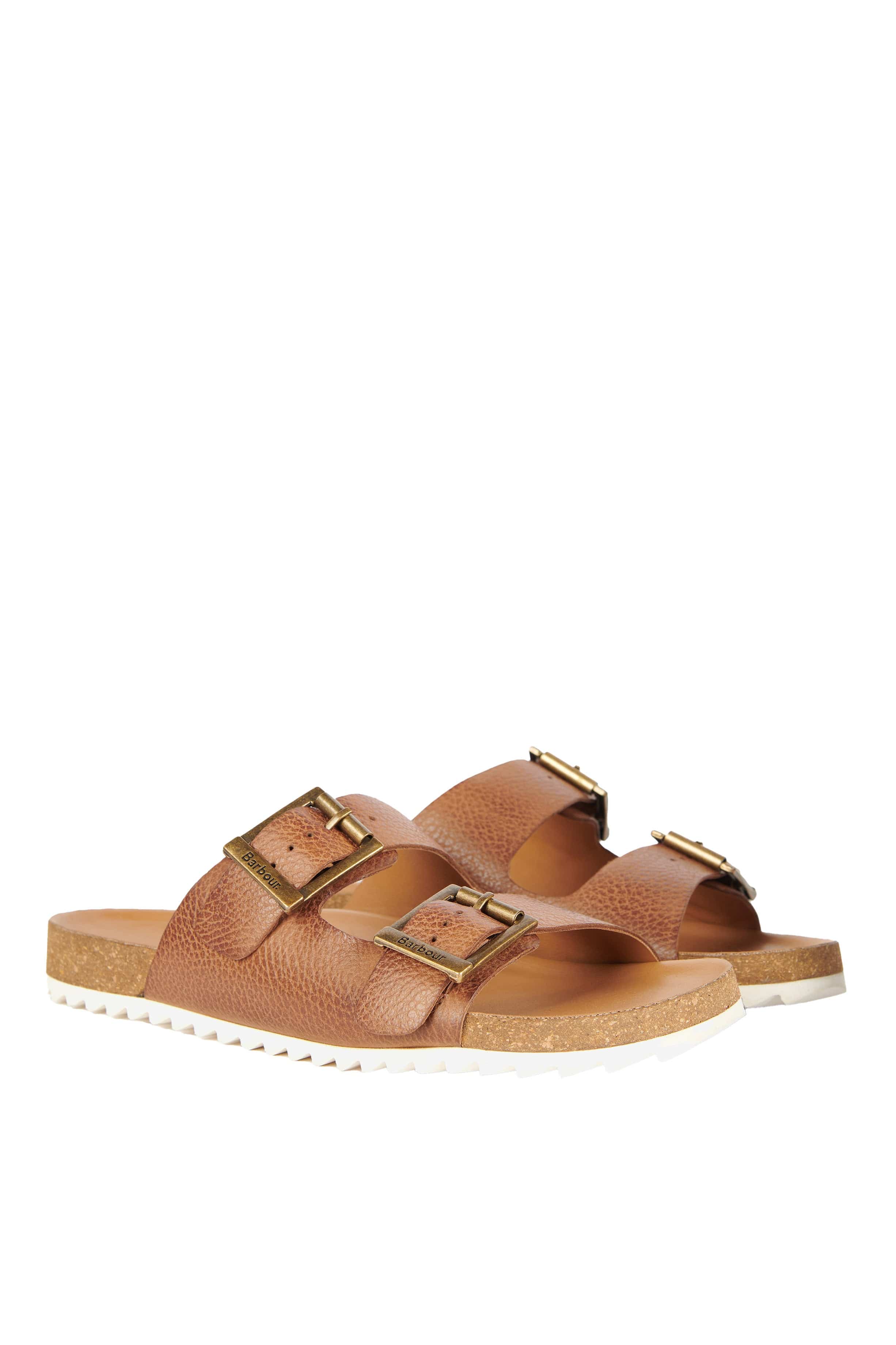 Allegra Two Strap Sandals - Cognac - Image 2