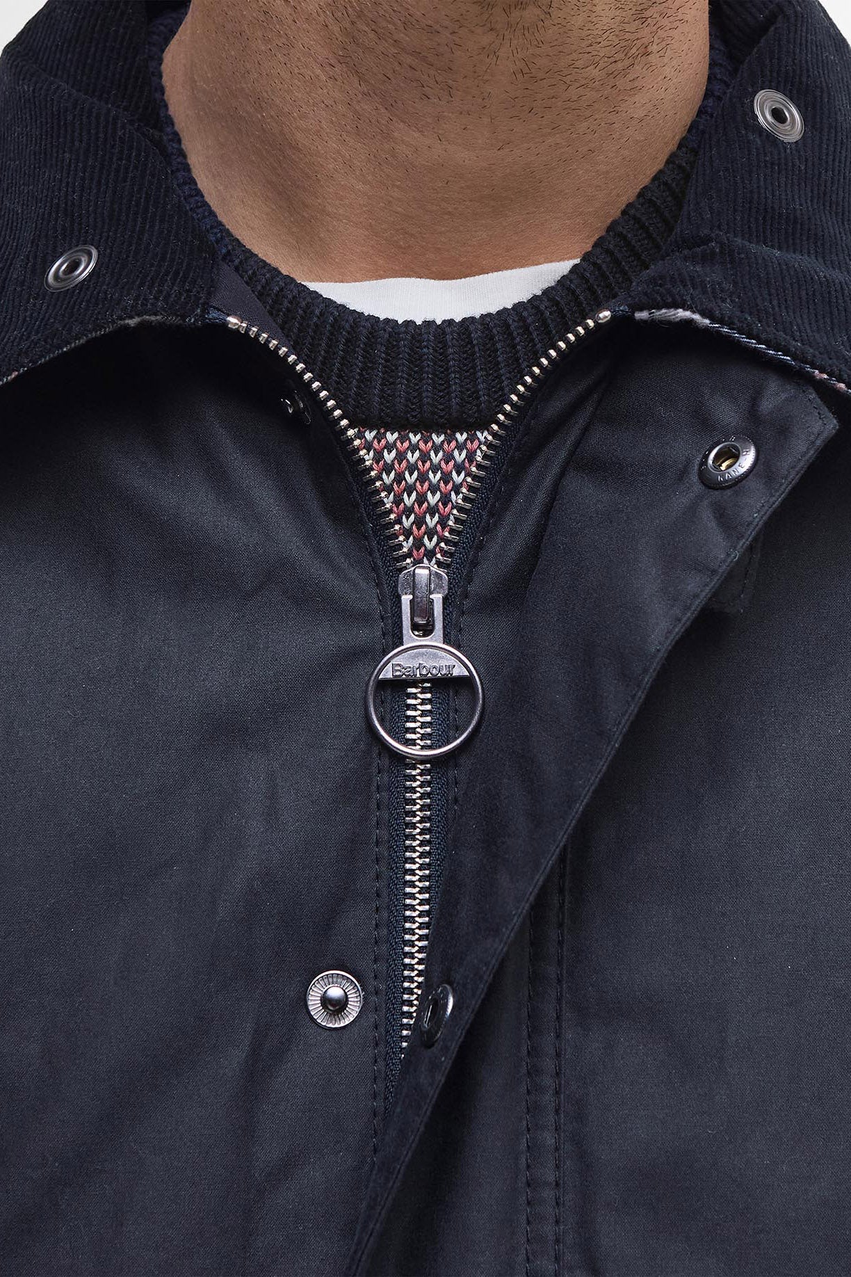 Ambleside Waxed Jacket - Navy - Image 5