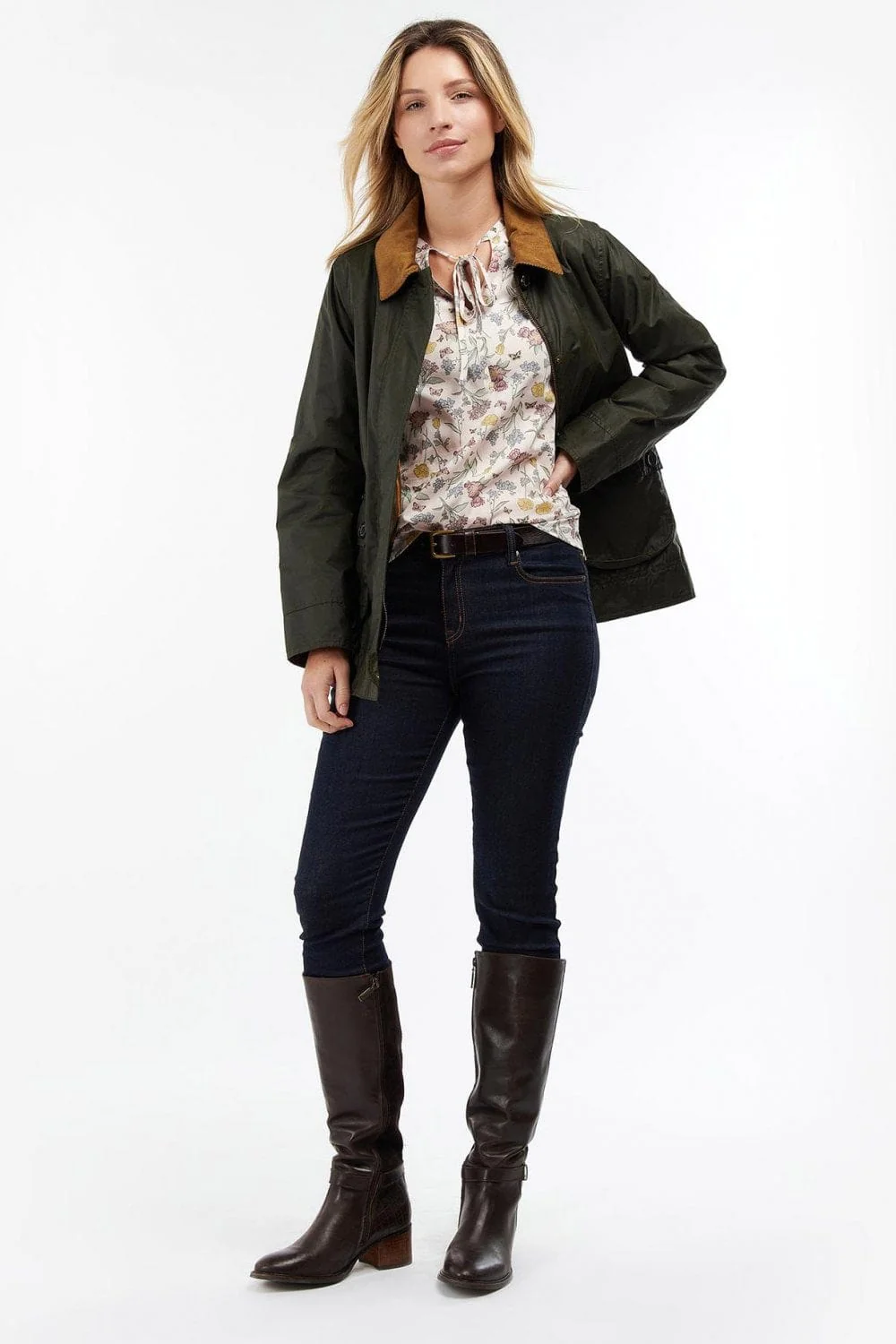 Attingham Wax Jacket - Archive Olive/Classic - Image 3