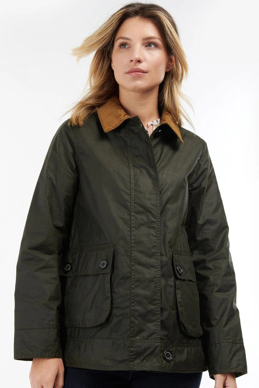 Attingham Wax Jacket - Archive Olive/Classic - Image 4