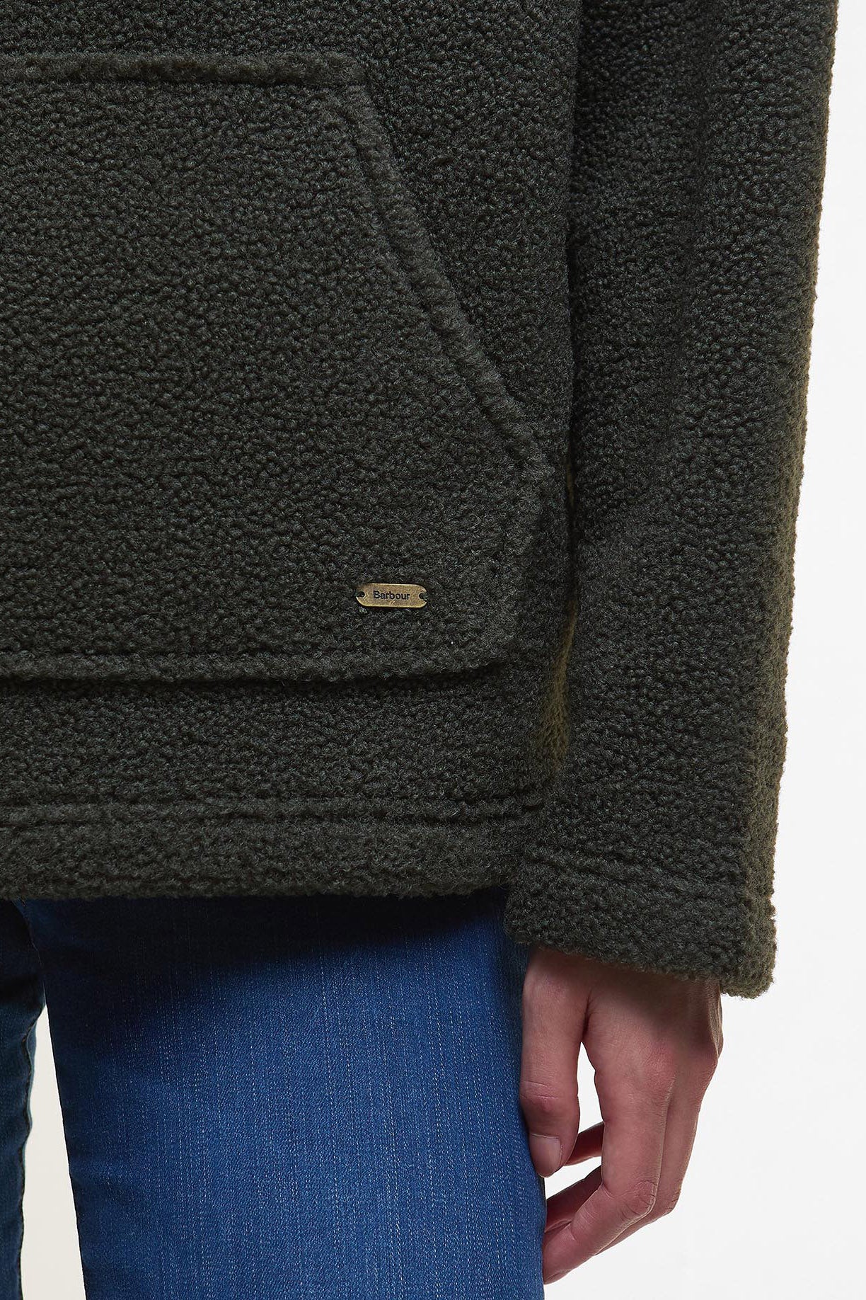 Bamburgh Half-Zip Fleece - Olive - Image 6