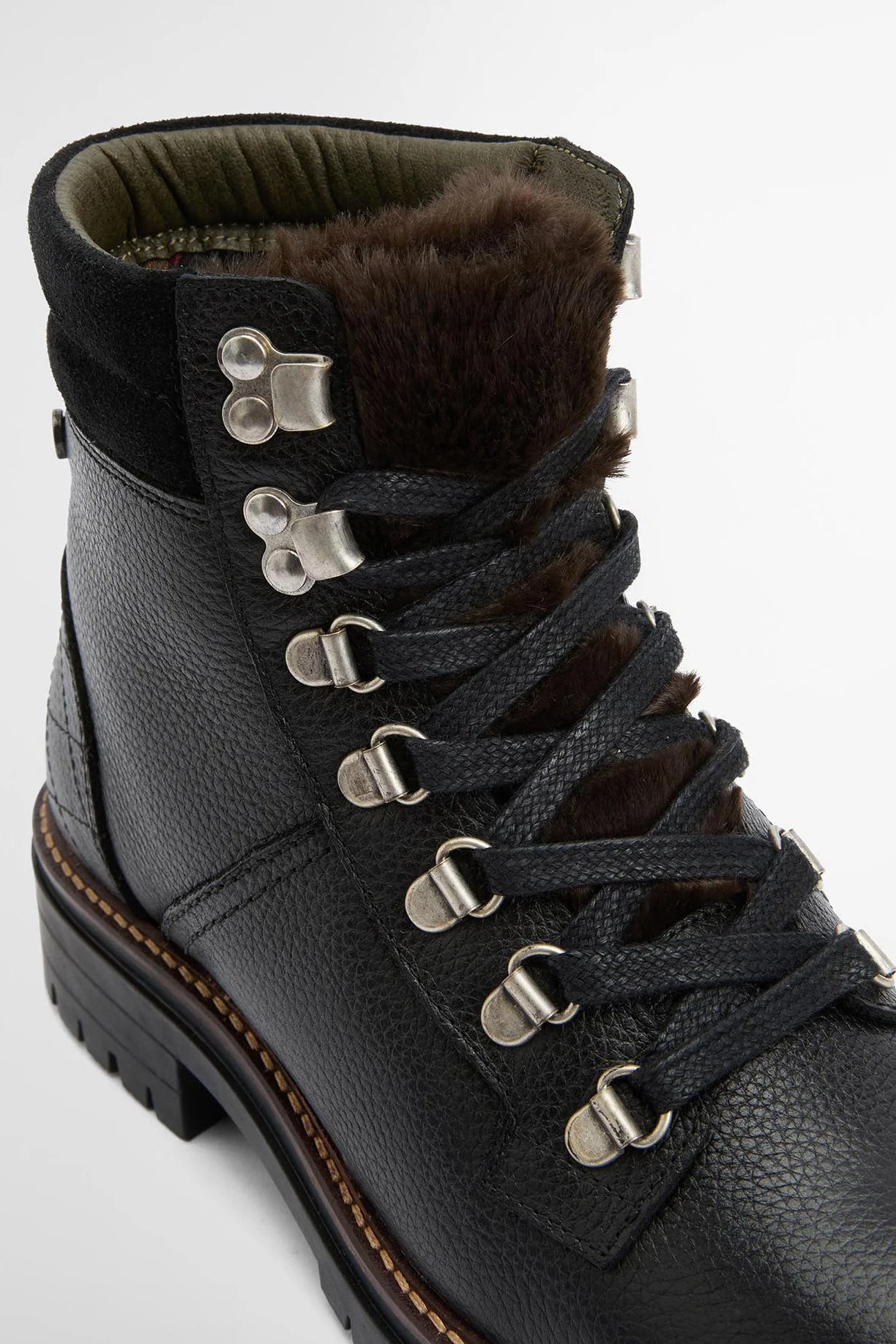 Bamburgh Hiker Boots - Black - Image 2