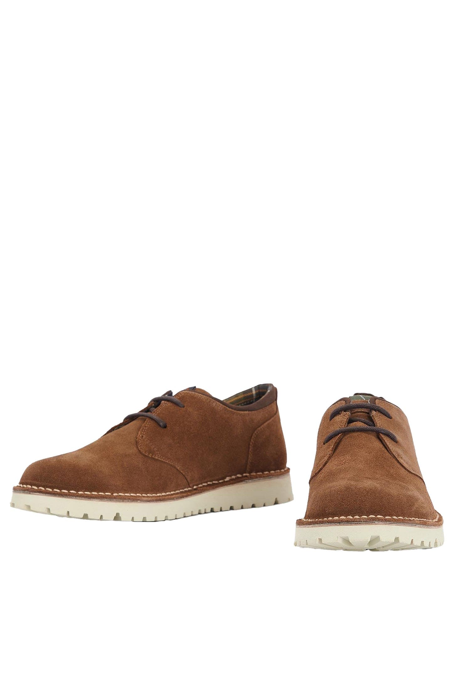 Barbour Acer Derby Shoes - Chocco Suede - Image 2