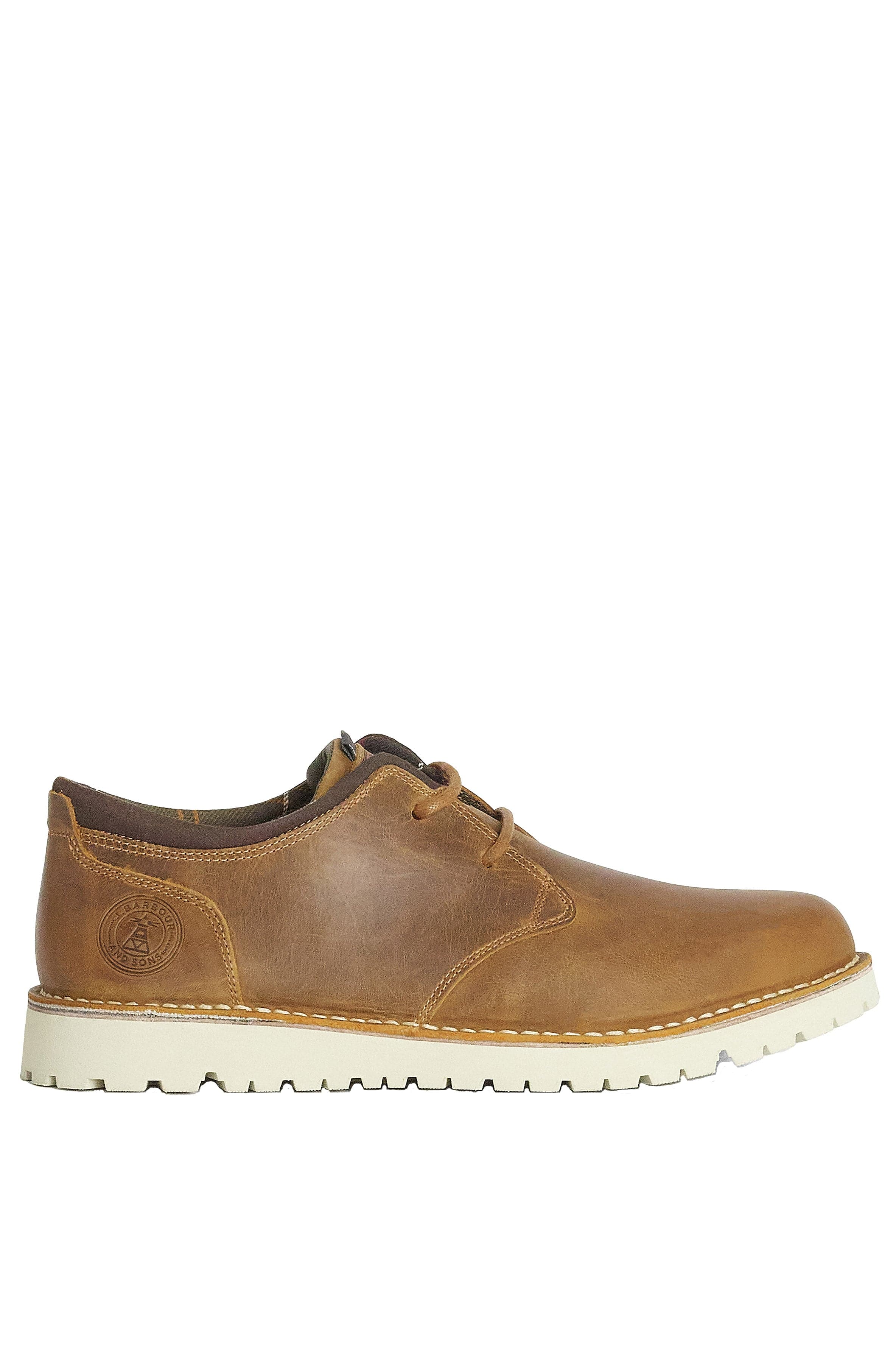 Barbour Acer Derby Shoes - Cognac