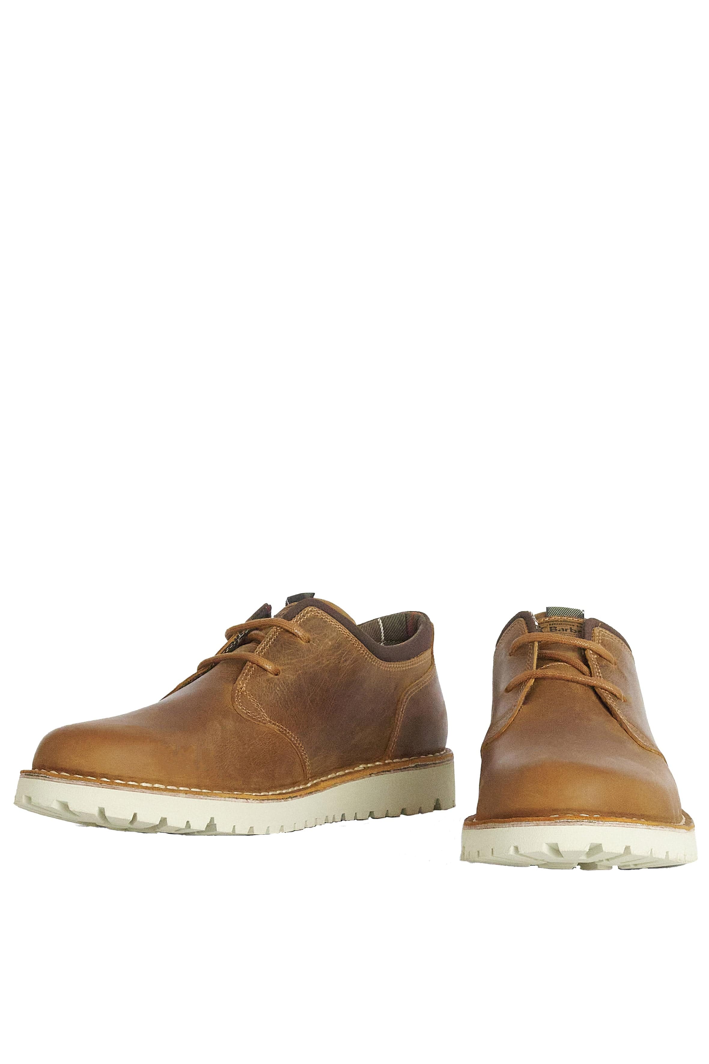 Barbour Acer Derby Shoes - Cognac - Image 3