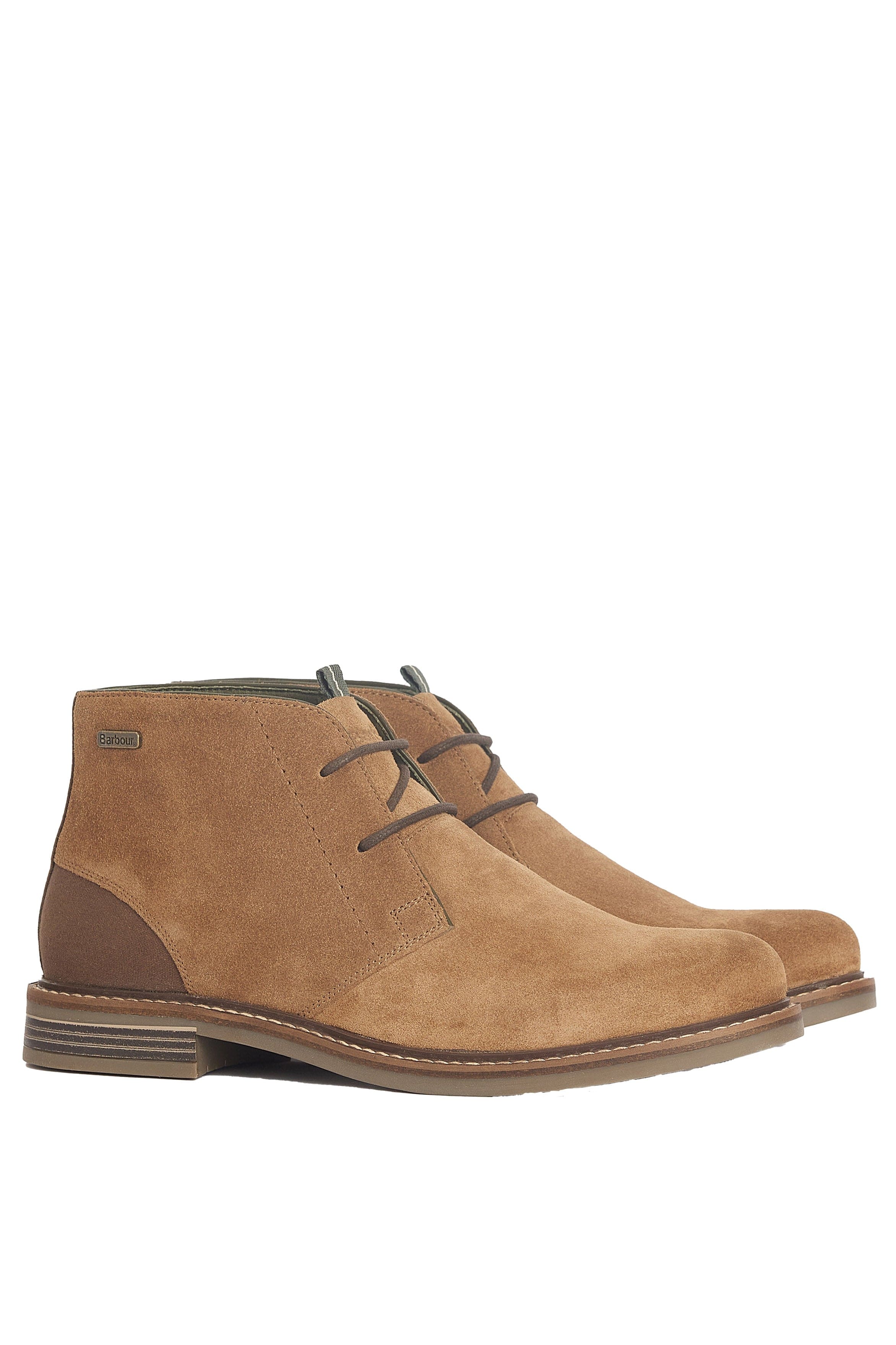Barbour Readhead Chukka Boots - Fawn Suede - Image 2
