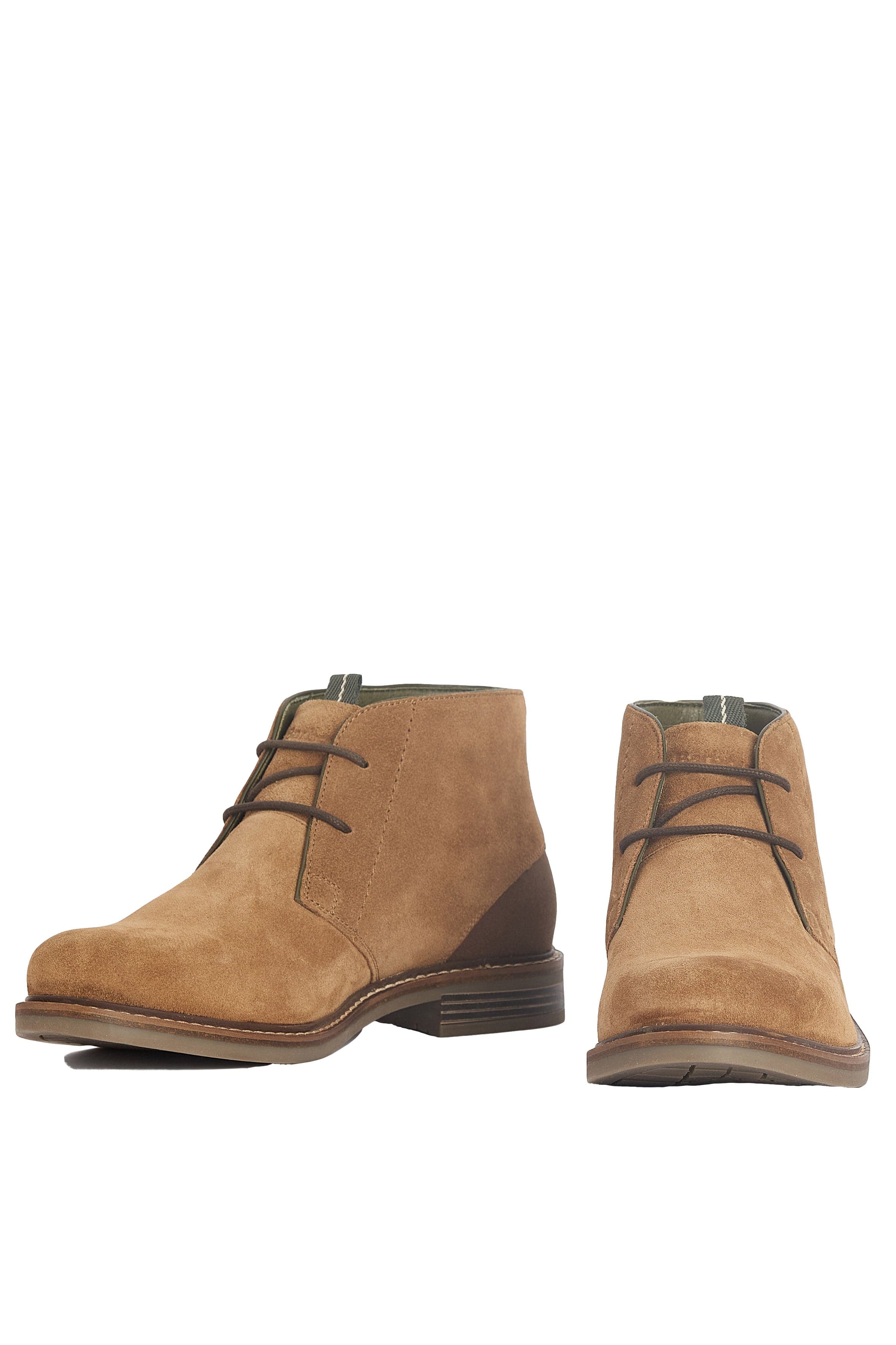 Barbour Readhead Chukka Boots - Fawn Suede - Image 3