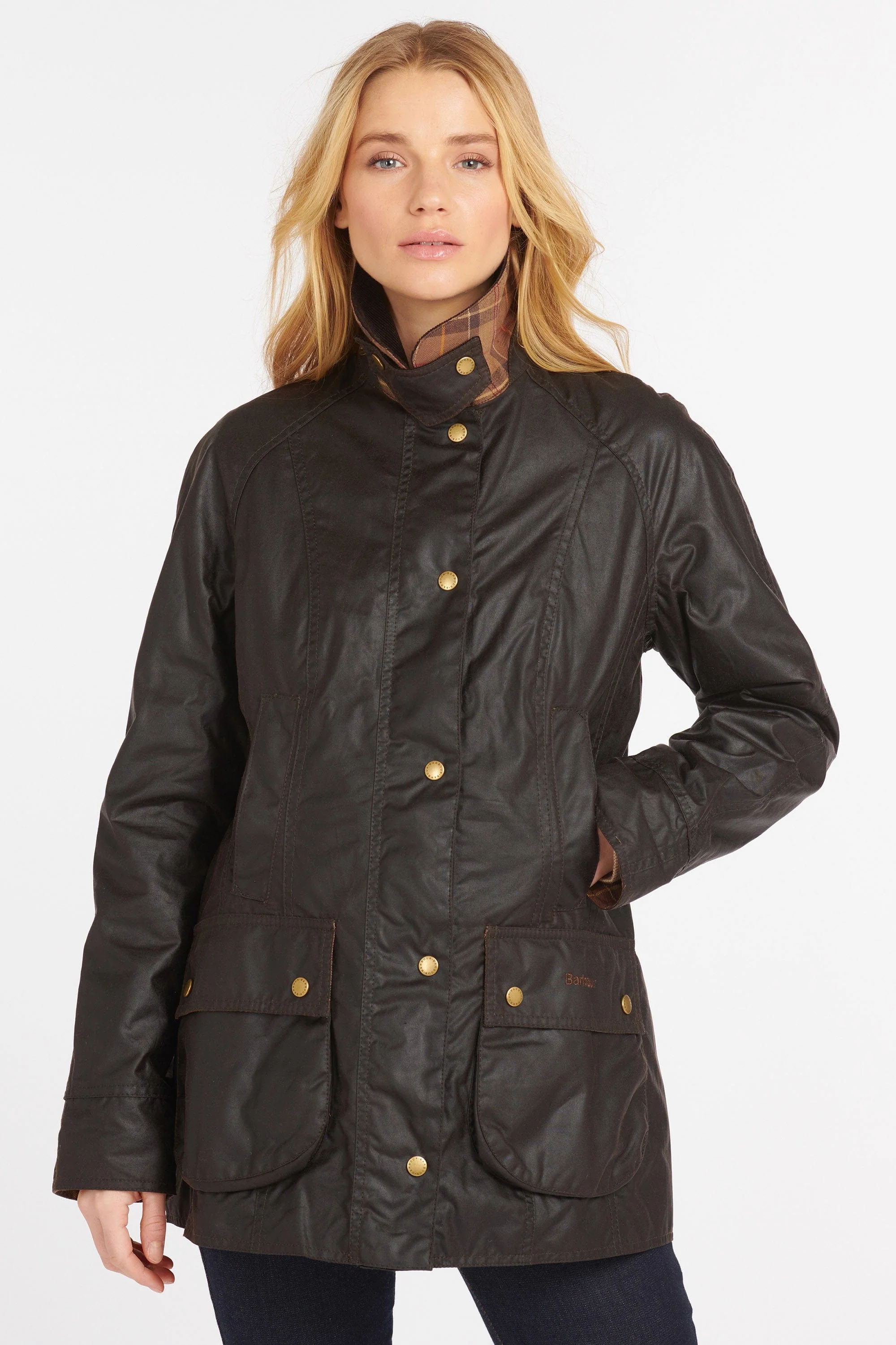 Beadnell Wax Jacket - Rustic - Image 3