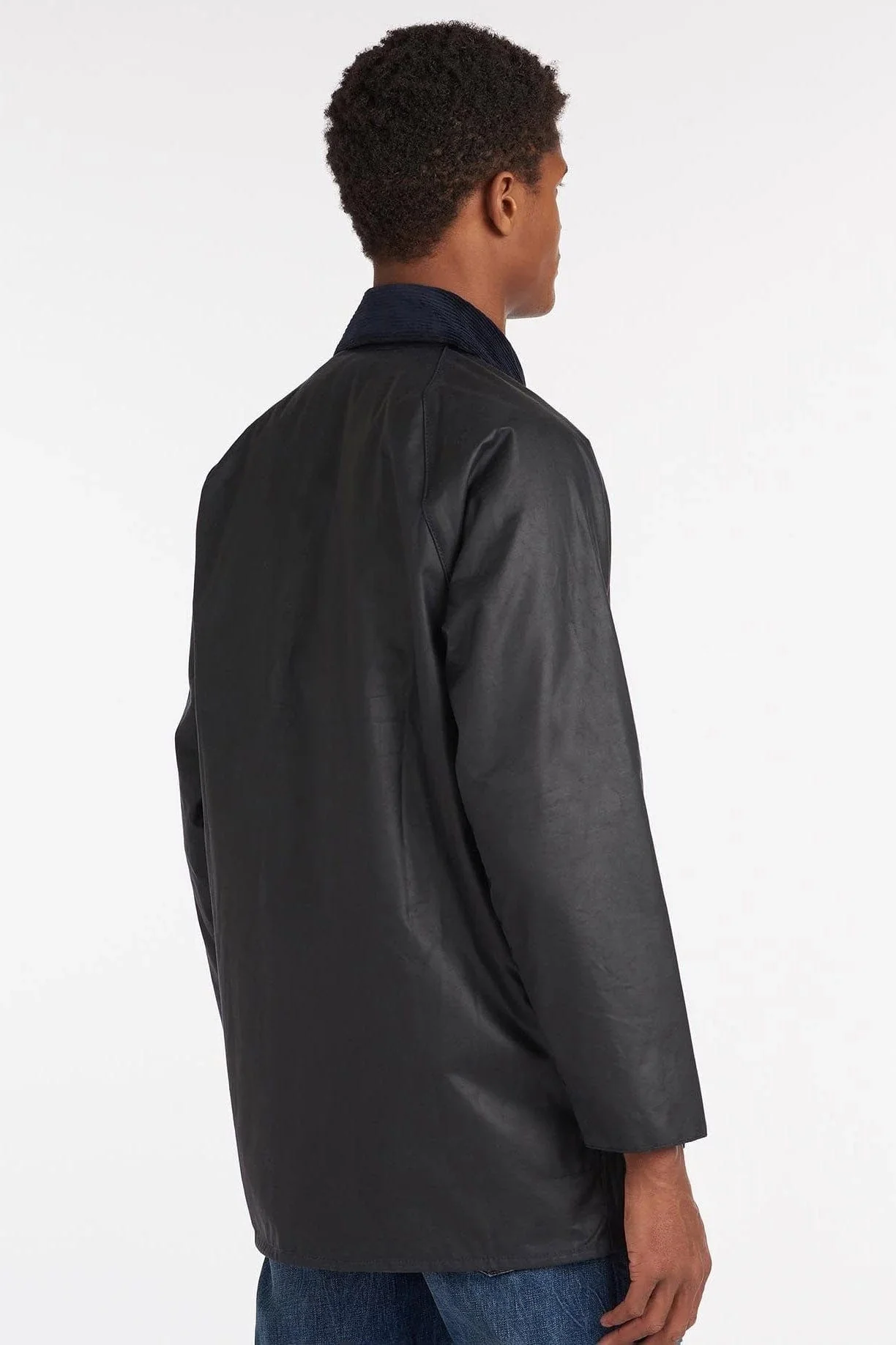 Beaufort Wax Jacket - Navy - Image 4