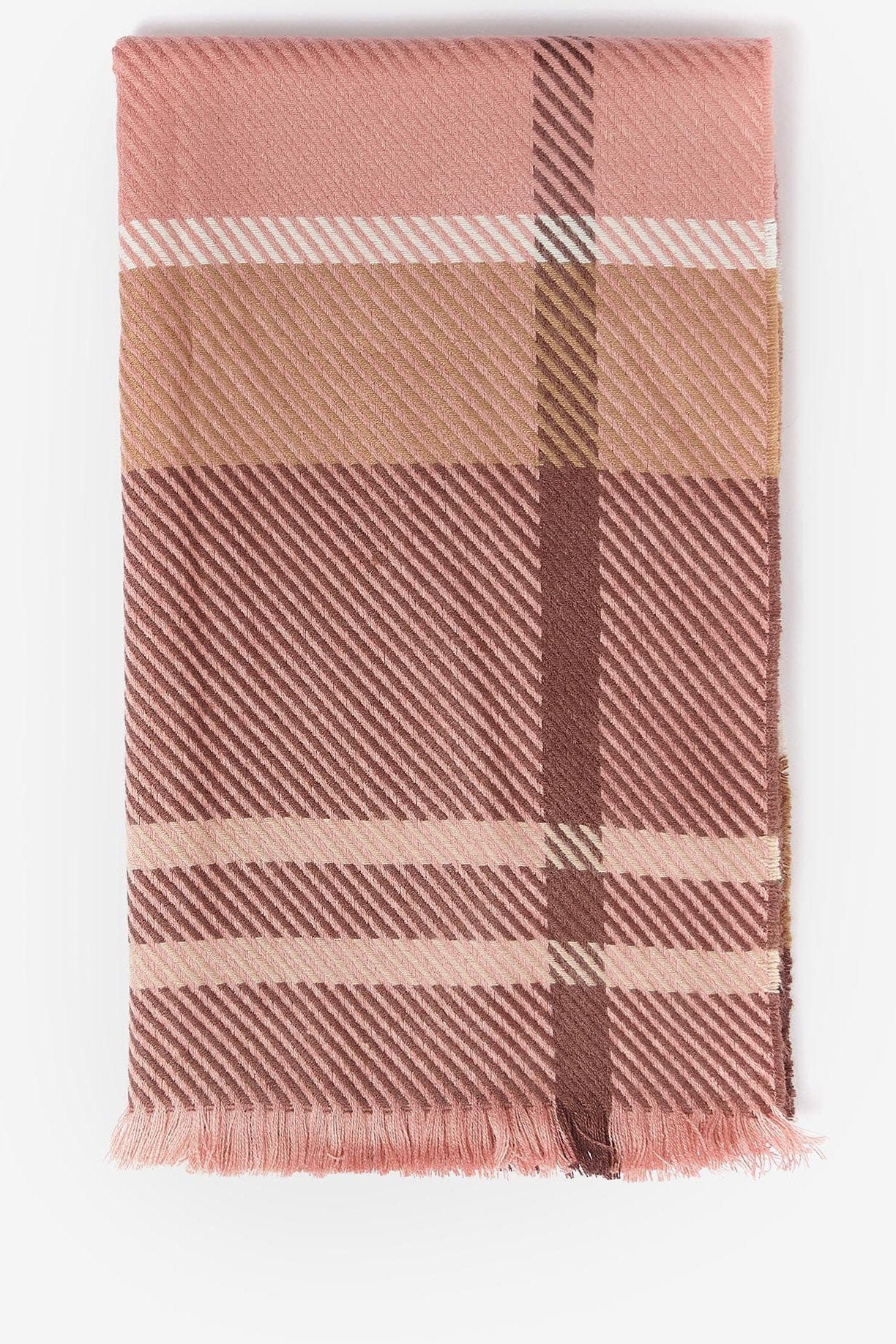 Blair Tartan Scarf - Chocolate Tartan - Image 2
