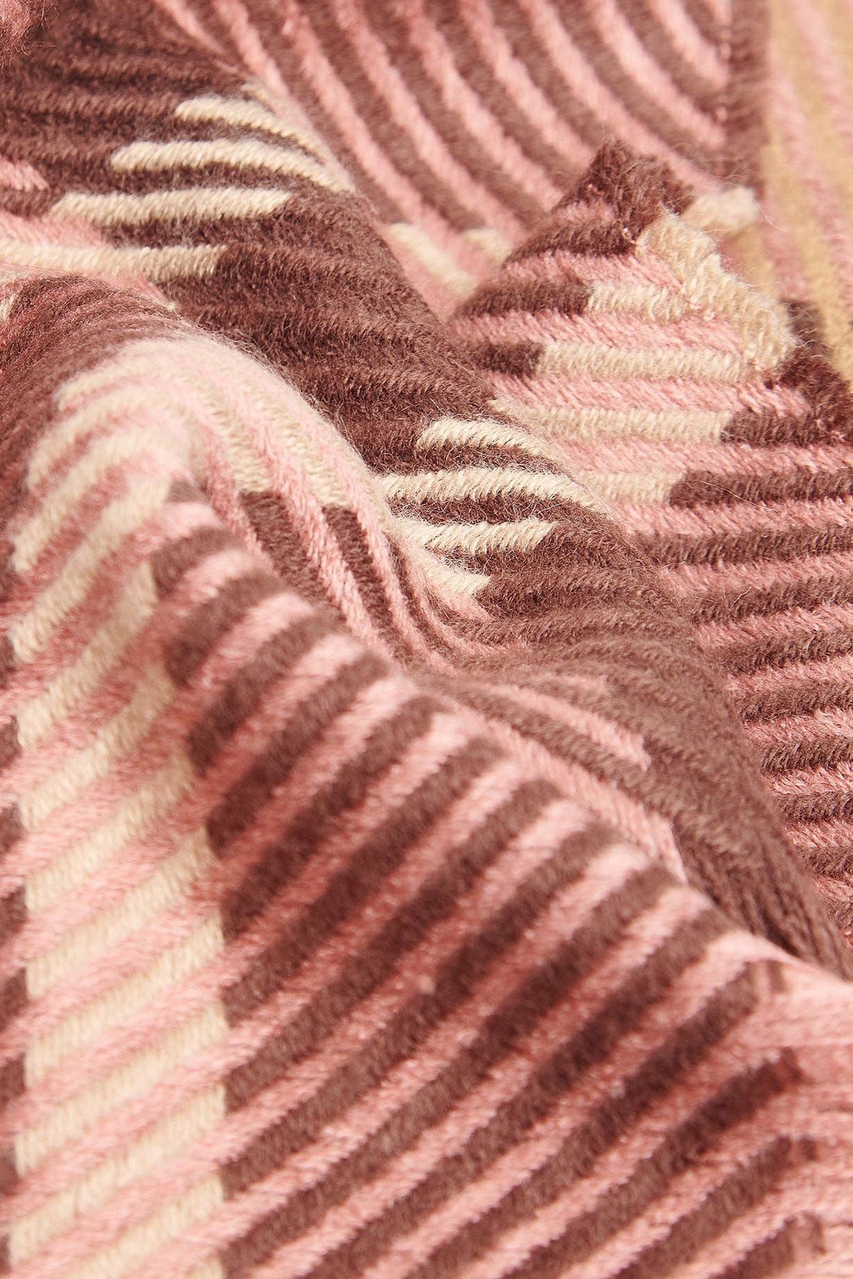 Blair Tartan Scarf - Chocolate Tartan - Image 5