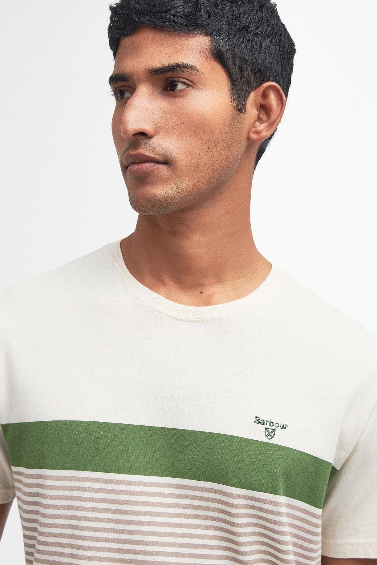Braeside Striped T-Shirt - Rainy Day - Image 4