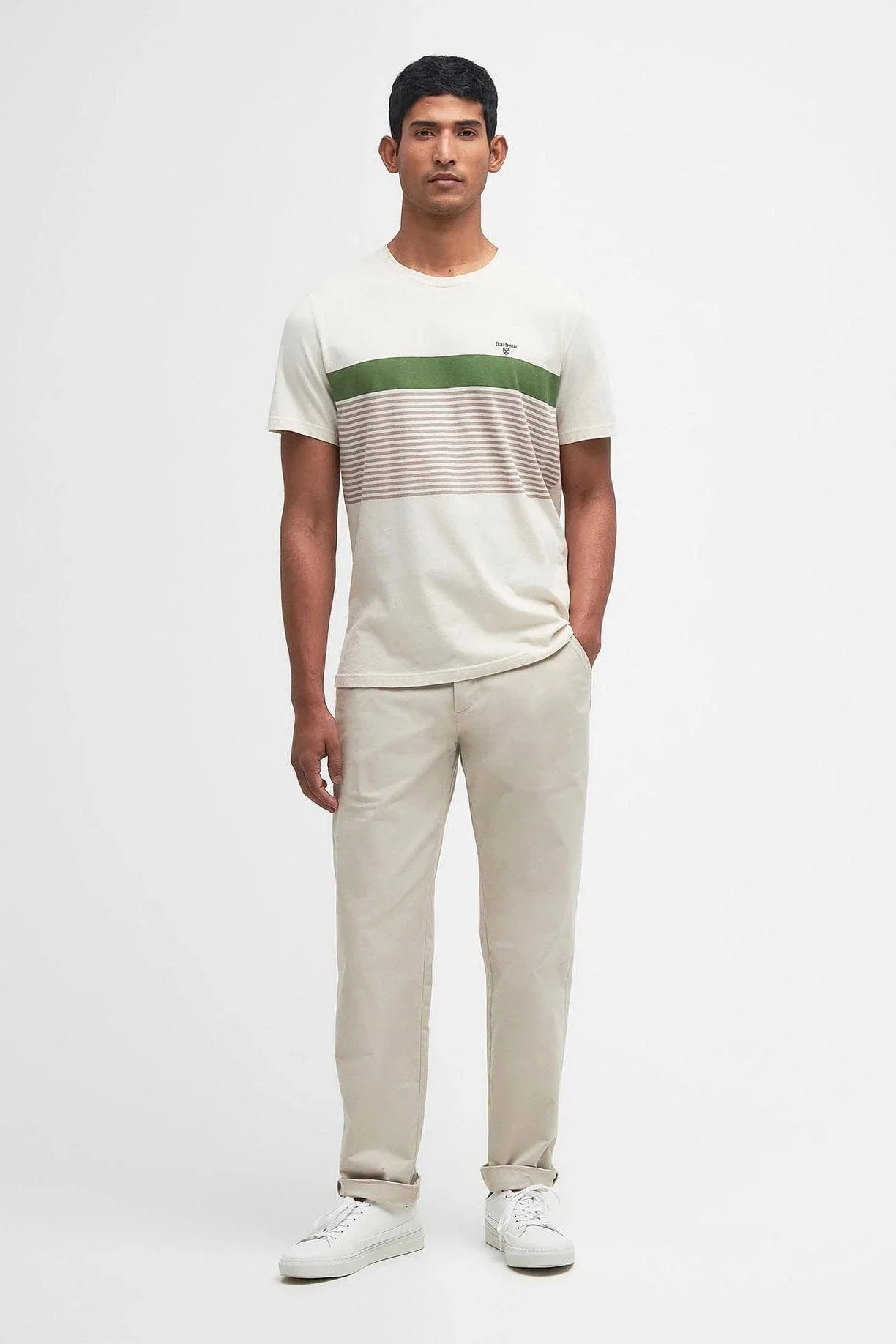 Braeside Striped T-Shirt - Rainy Day - Image 6