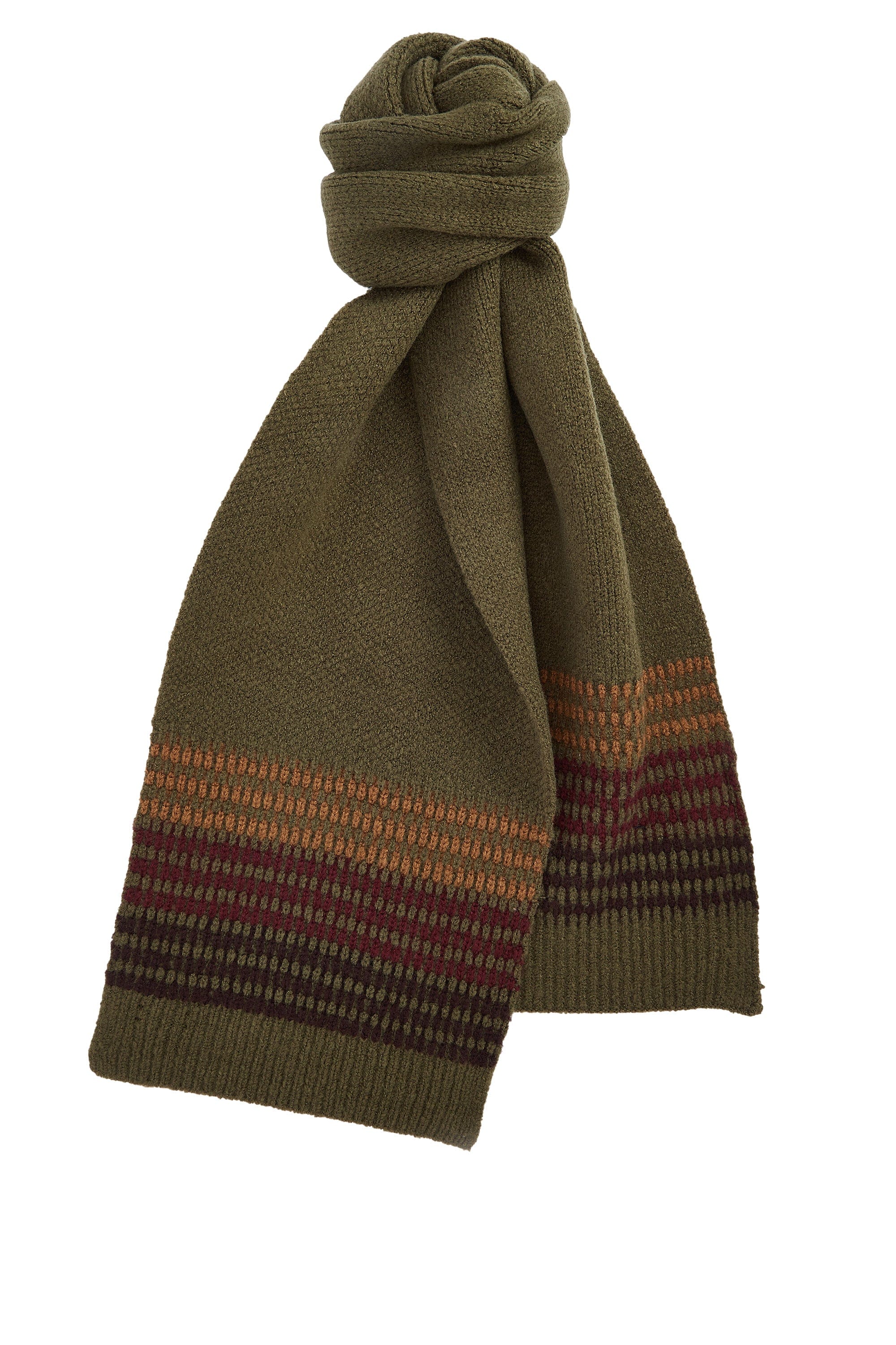 Branton Beanie & Scarf Gift Set - Army Green - Image 3