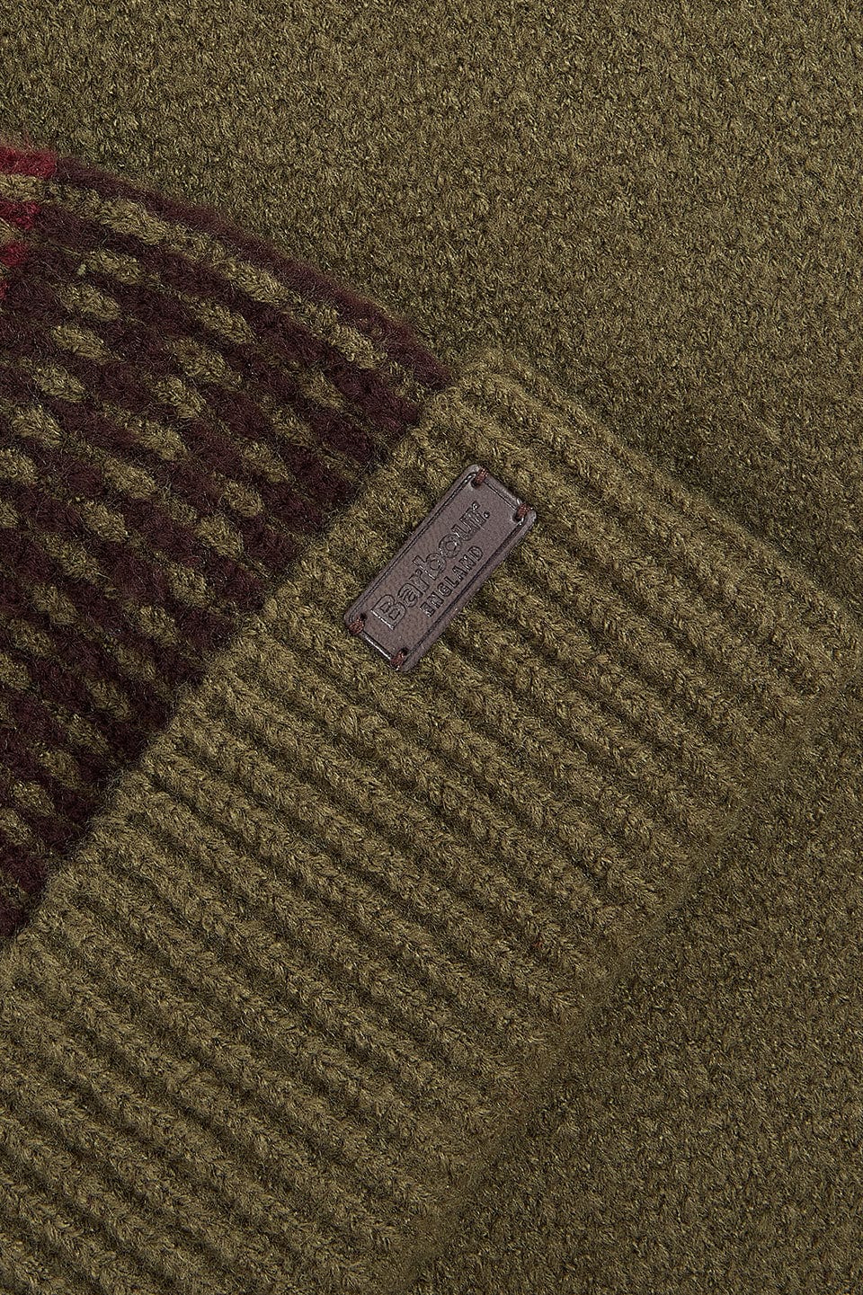 Branton Beanie & Scarf Gift Set - Army Green - Image 5