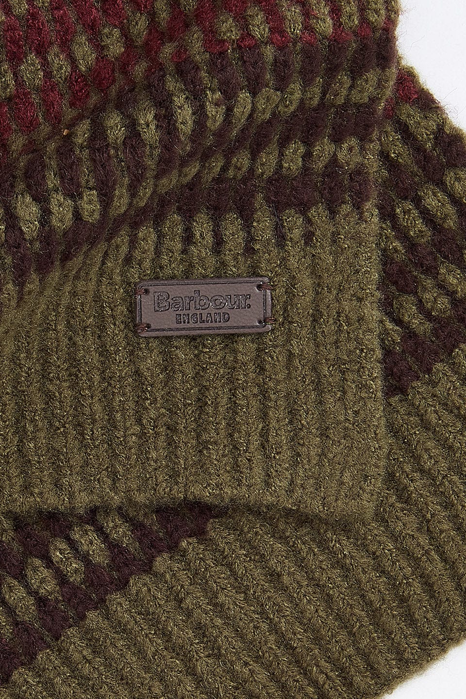 Branton Beanie & Scarf Gift Set - Army Green - Image 6