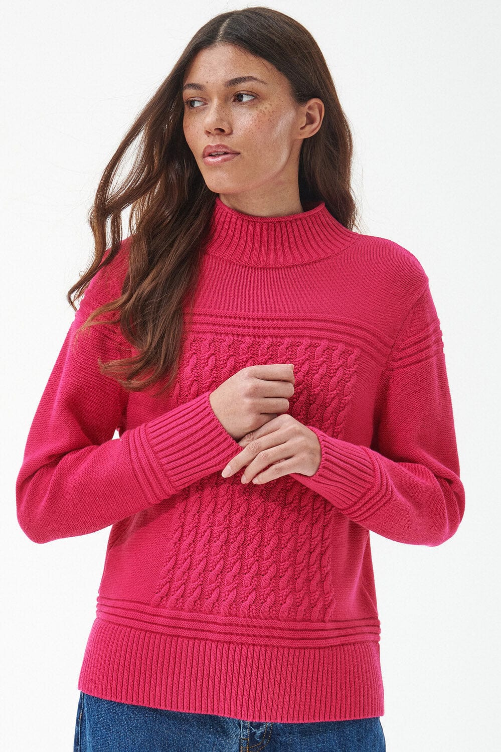Breeze Knit Jumper - Pink Dahlia - Image 2