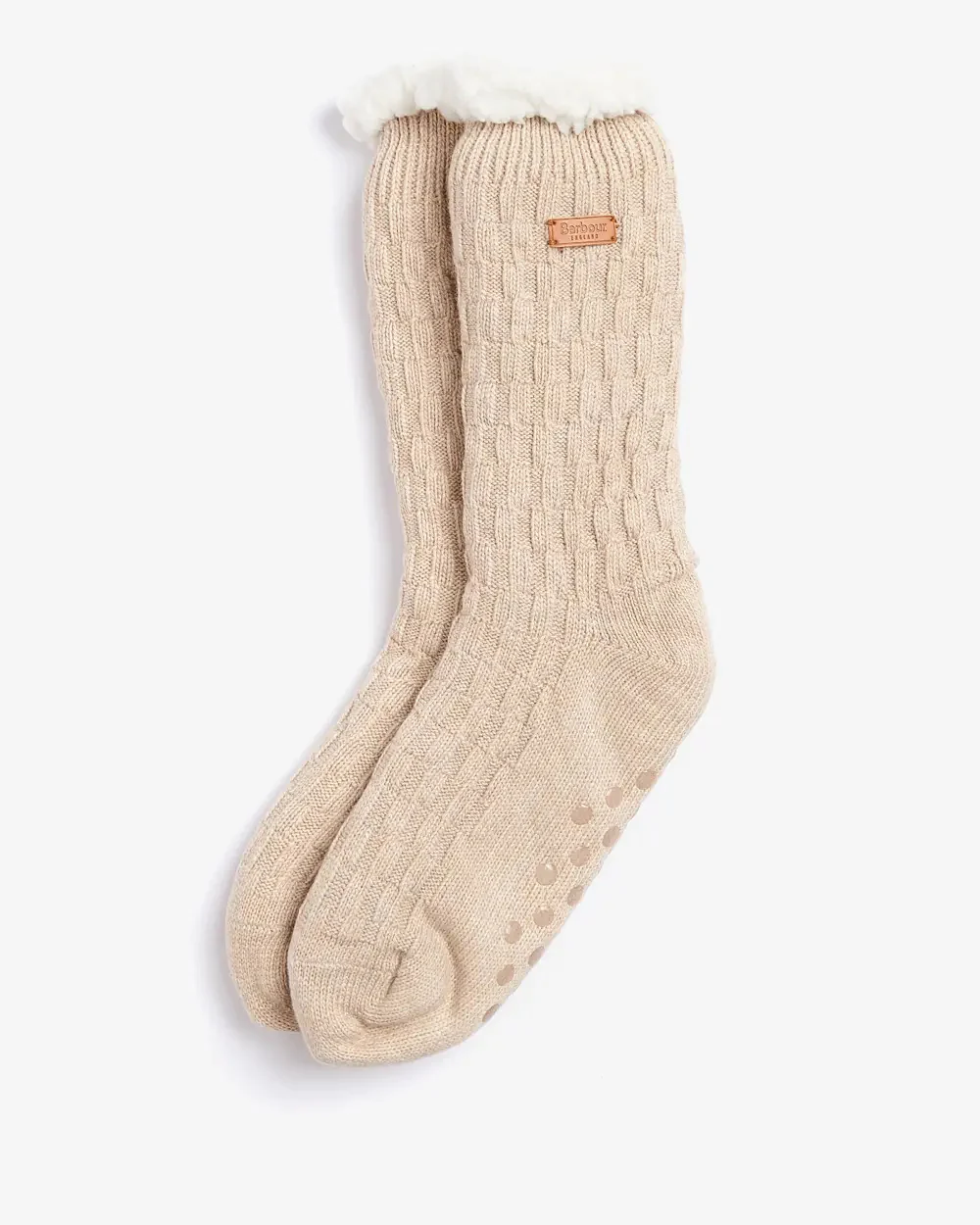 Cabin Knit Lounge Socks - Oatmeal