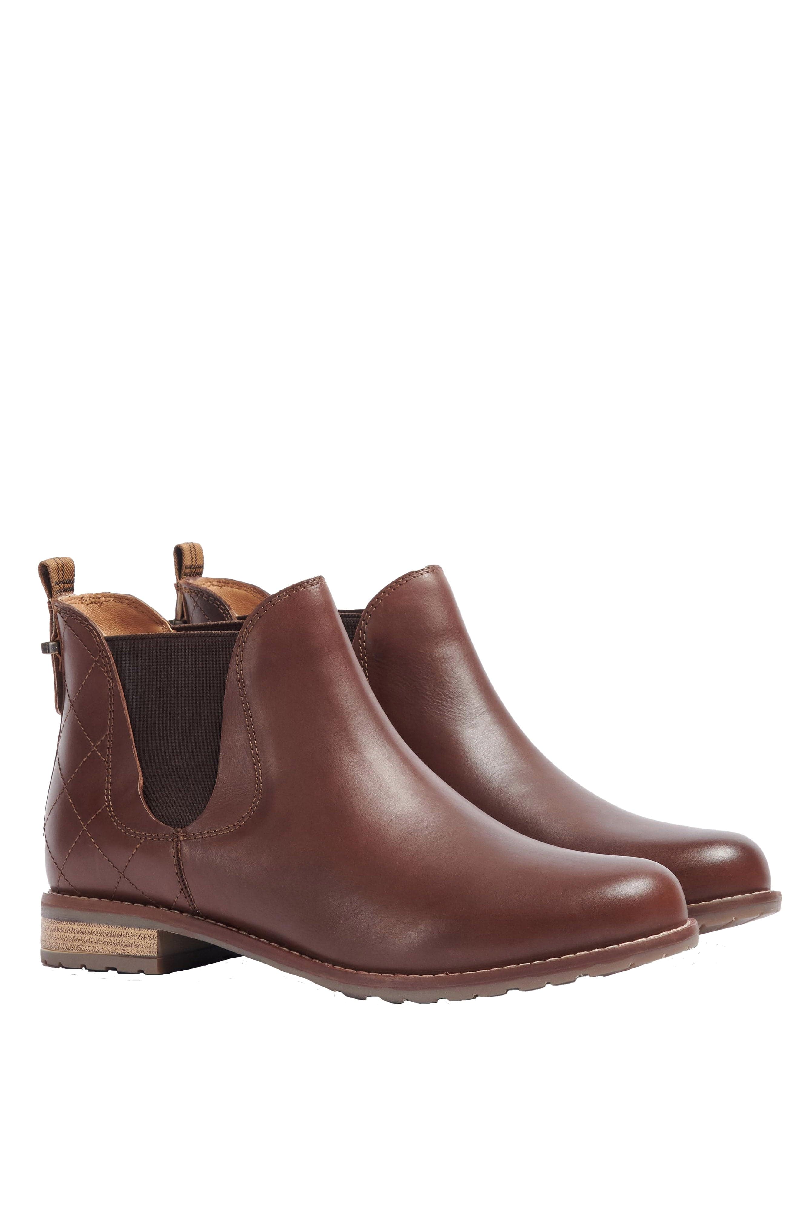 Camelia Diamond-Quilted Chelsea boots - Brown - Image 2