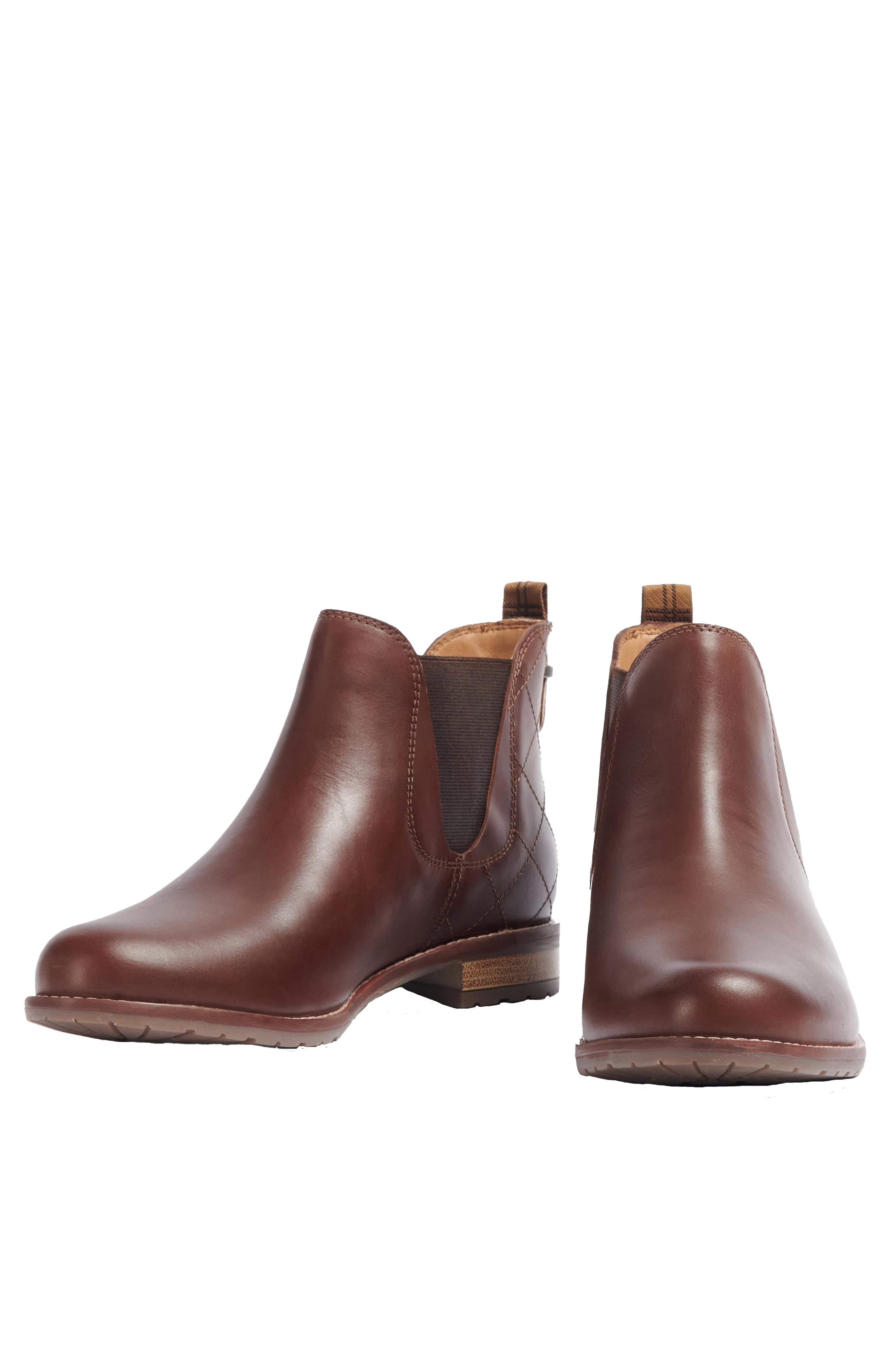 Camelia Diamond-Quilted Chelsea boots - Brown - Image 3