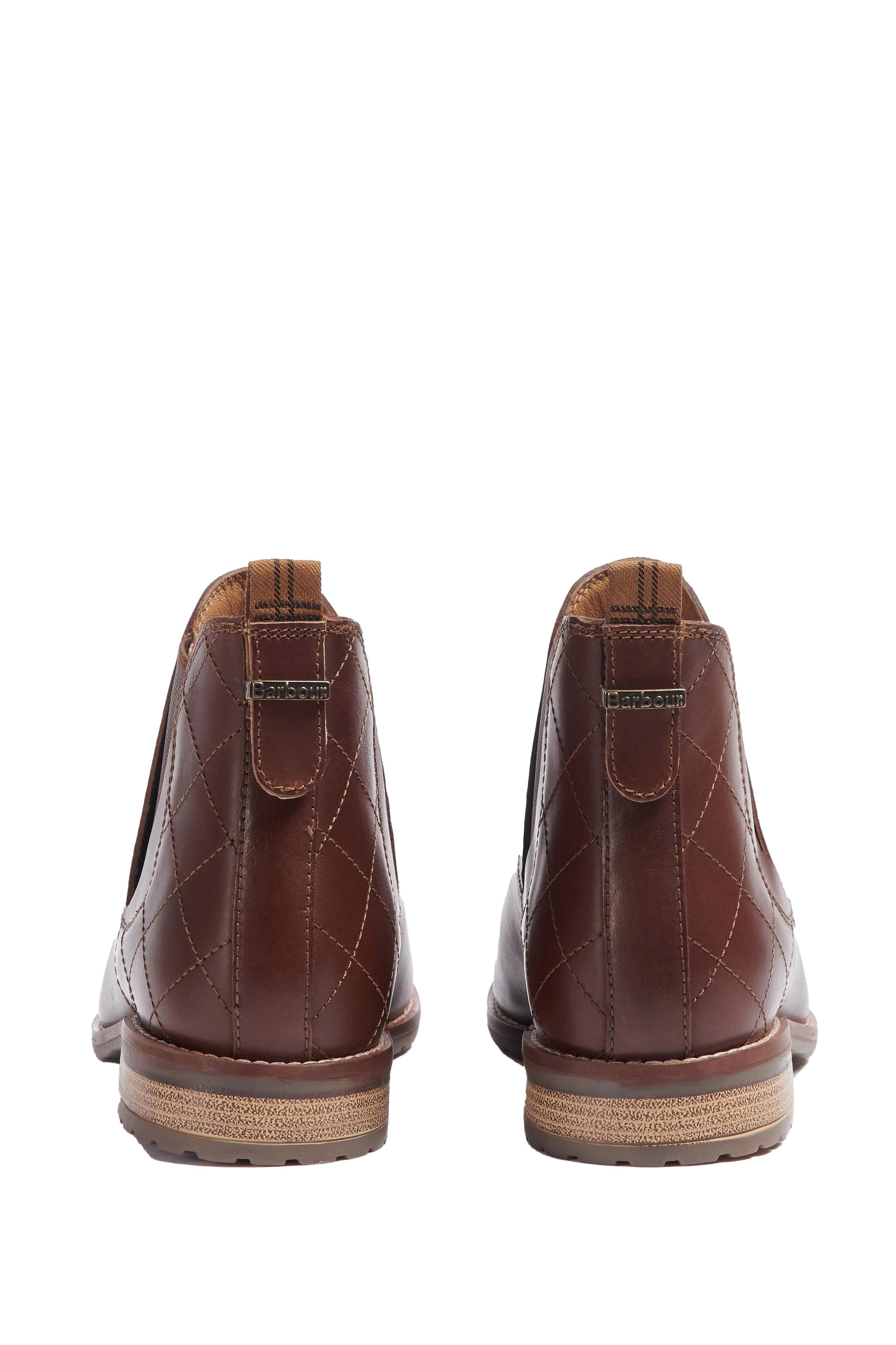 Camelia Diamond-Quilted Chelsea boots - Brown - Image 4